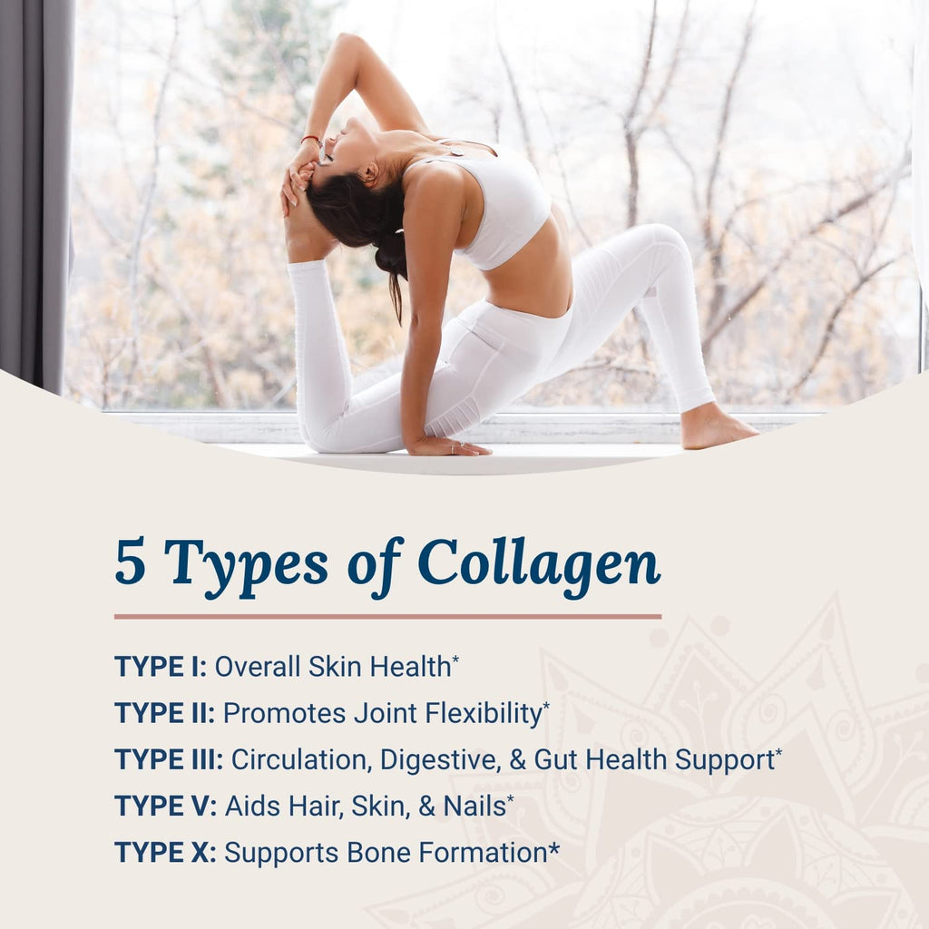 Live Conscious Beyond Collagen Multi Collagen Capsules - Types I, II, III, V & X - Hydrolyzed Blend with Biotin & Vitamin C for Hair, Skin, Nails 90 Capsules Live Conscious Au supplements