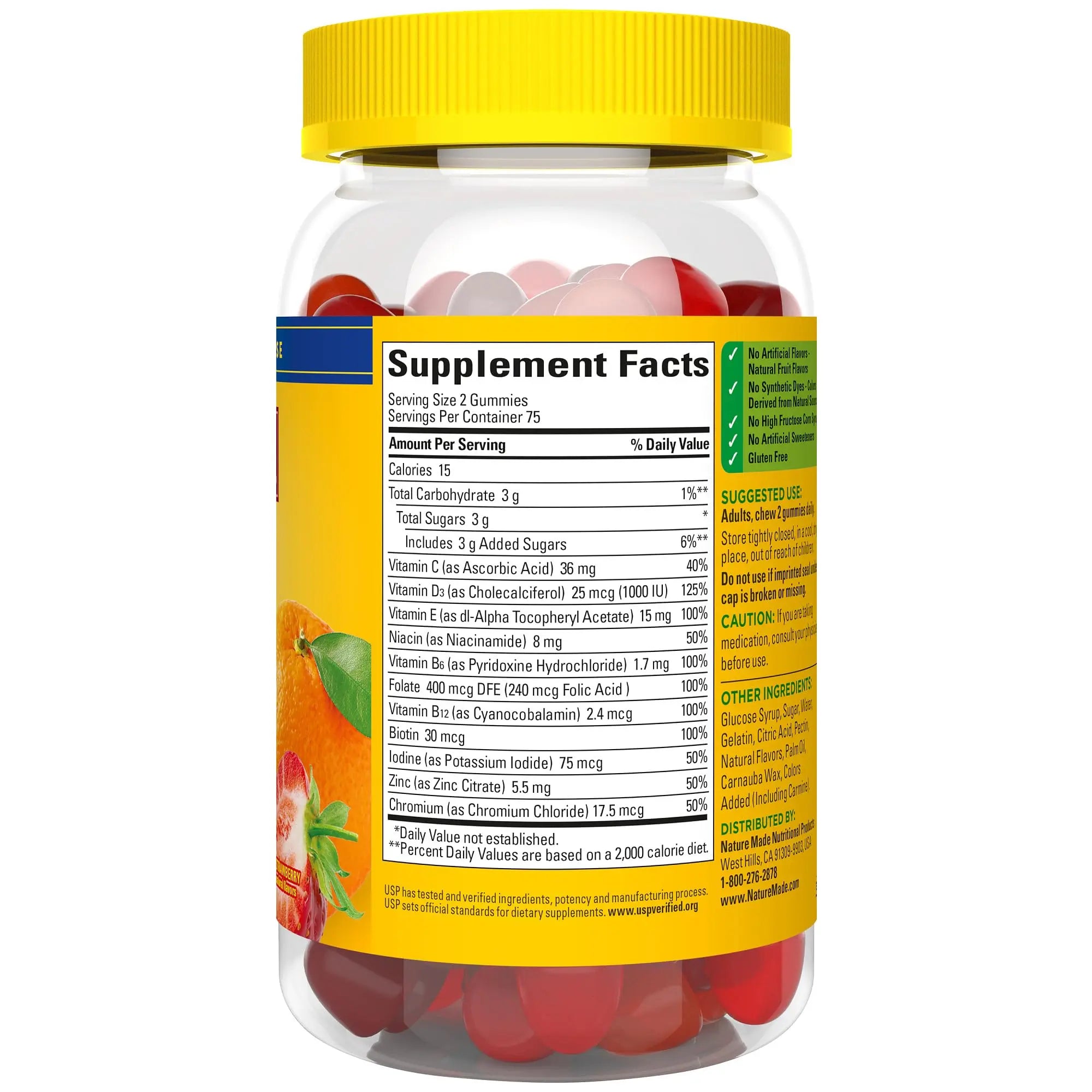 Nature Made Multivitamin Gummies, Mens & Womens Gummy Vitamins & Minerals, Adult Multivitamin Gummy Nature Made Au supplements