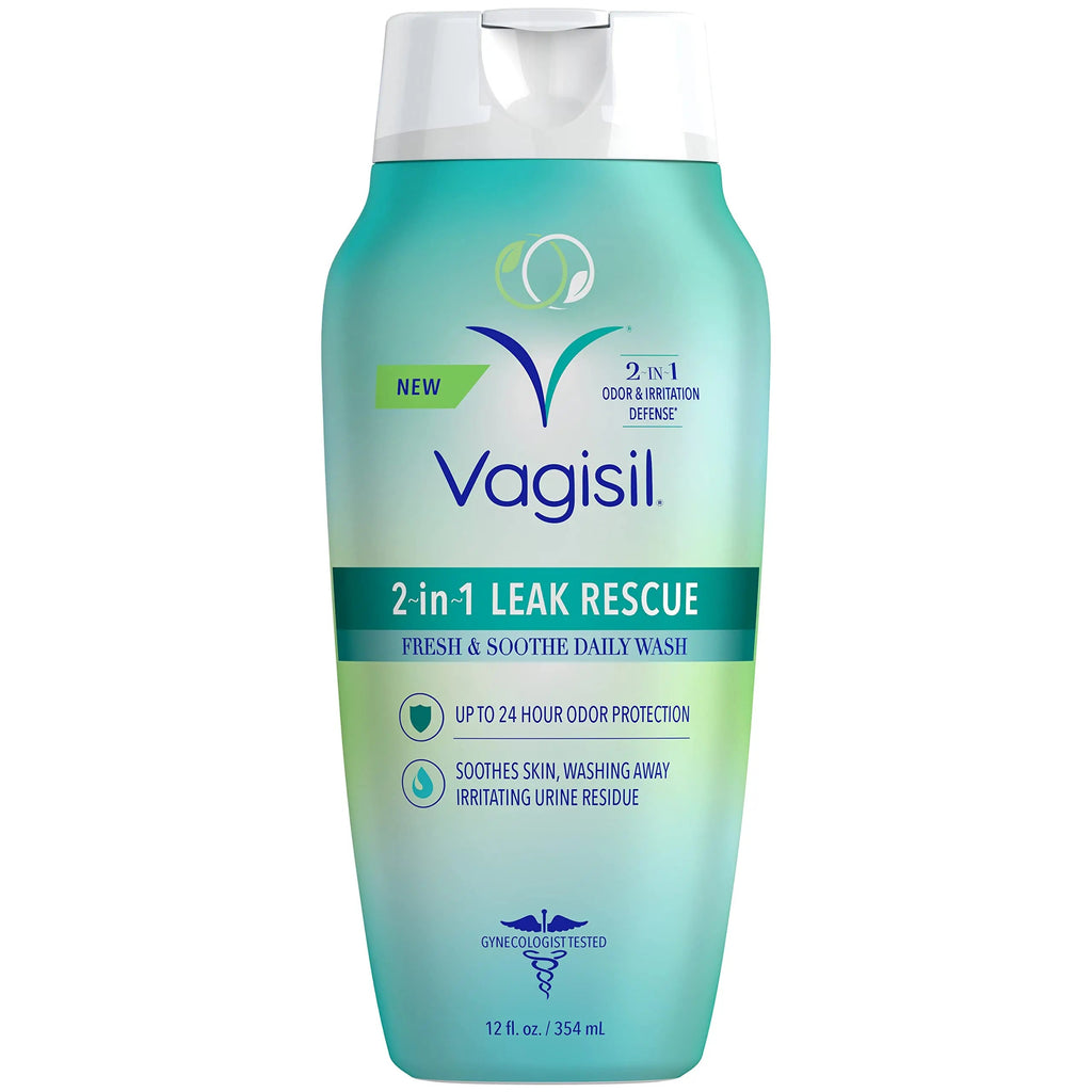 Vagisil 2-in-1 Leak Rescue Daily Intimate Feminine Wash for Women, Gynecologist Tested & Hypoallergenic Vagisil Au supplements