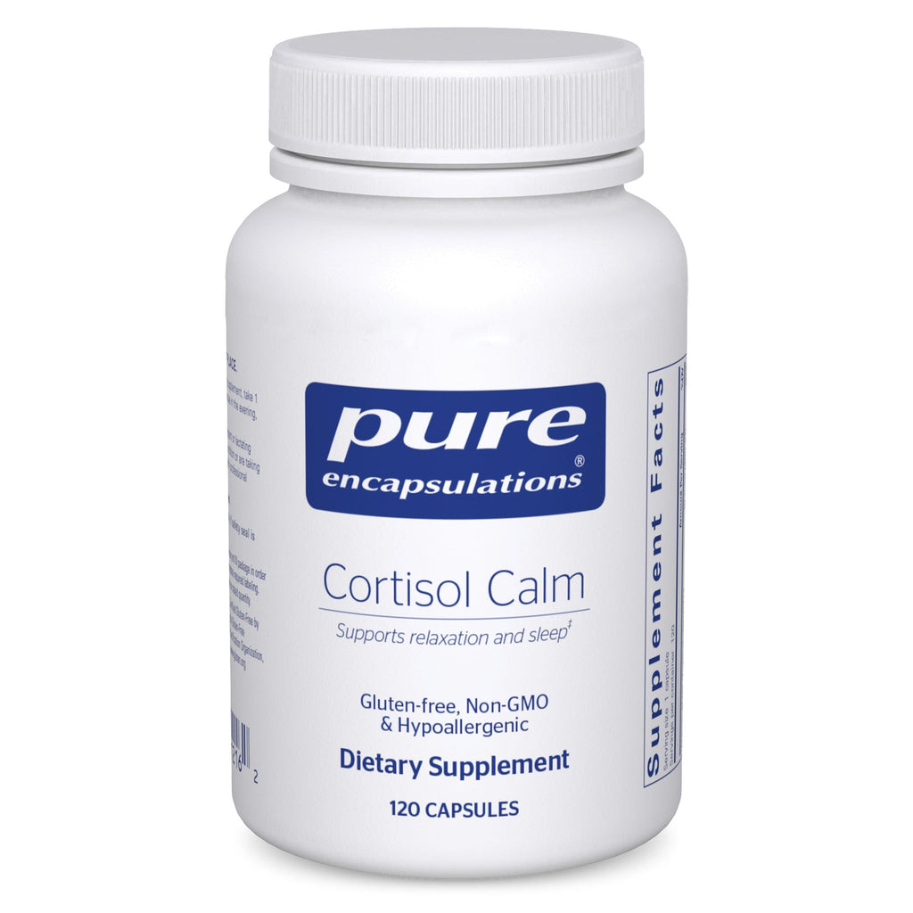 Pure Encapsulations Cortisol Calm - Supports Cortisol Health & Relaxation - Contains Ashwagandha & L-Theanine - Restful Sleep - 120 Capsules Pure Encapsulations Au supplements