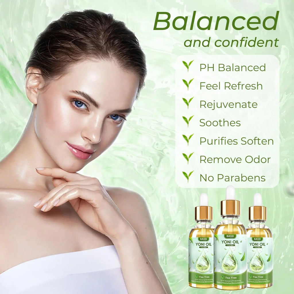 BASSI 2PCS Yoni Oil Organic Feminine Oil Vaginal Moisturizer For Wetness - Ph Balance for Women BASSI Au supplements