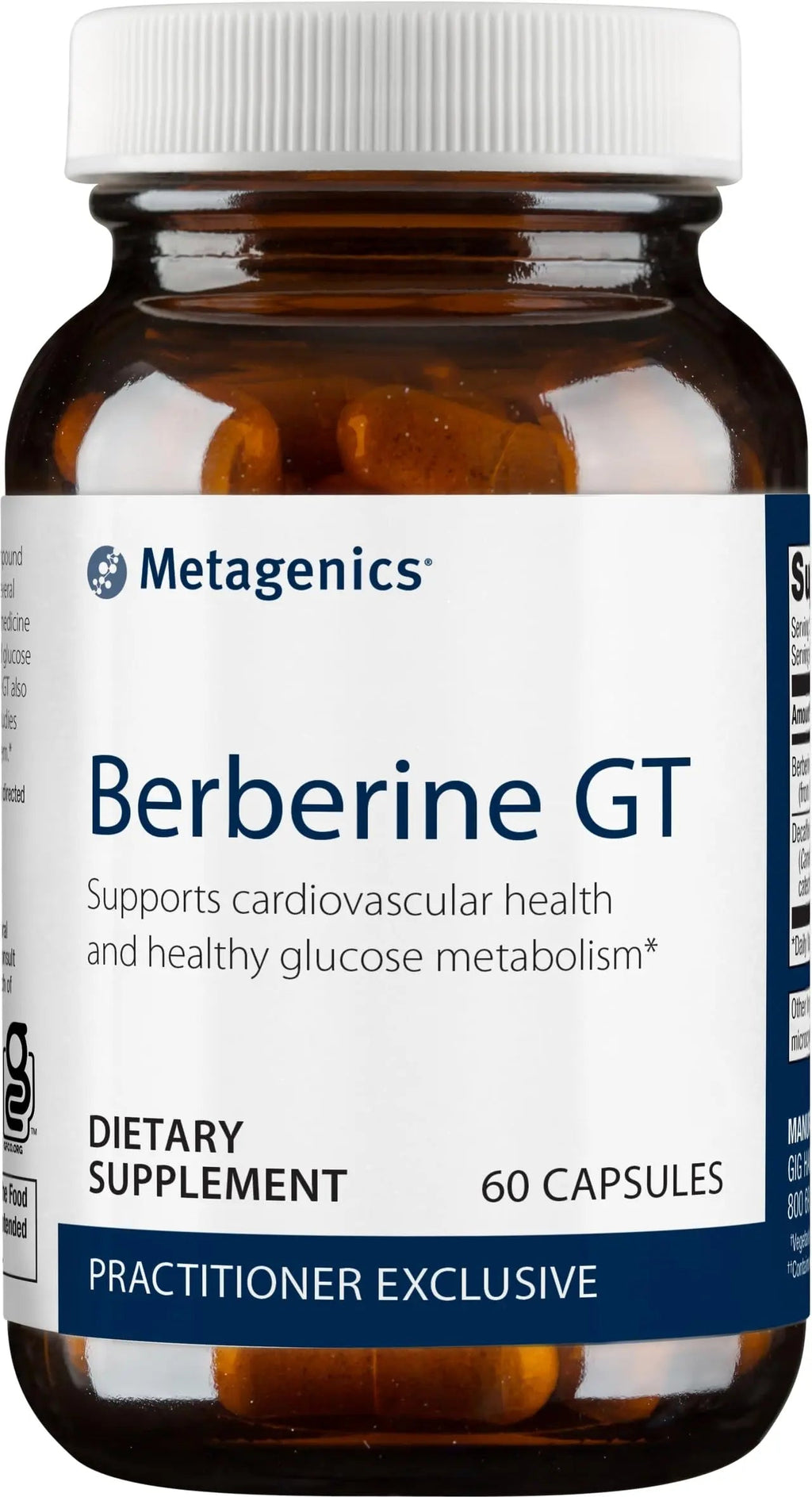 Metagenics Berberine GT - 500 mg Berberine HCl - Supports Heart Health & Carbohydrate Metagenics Au supplements