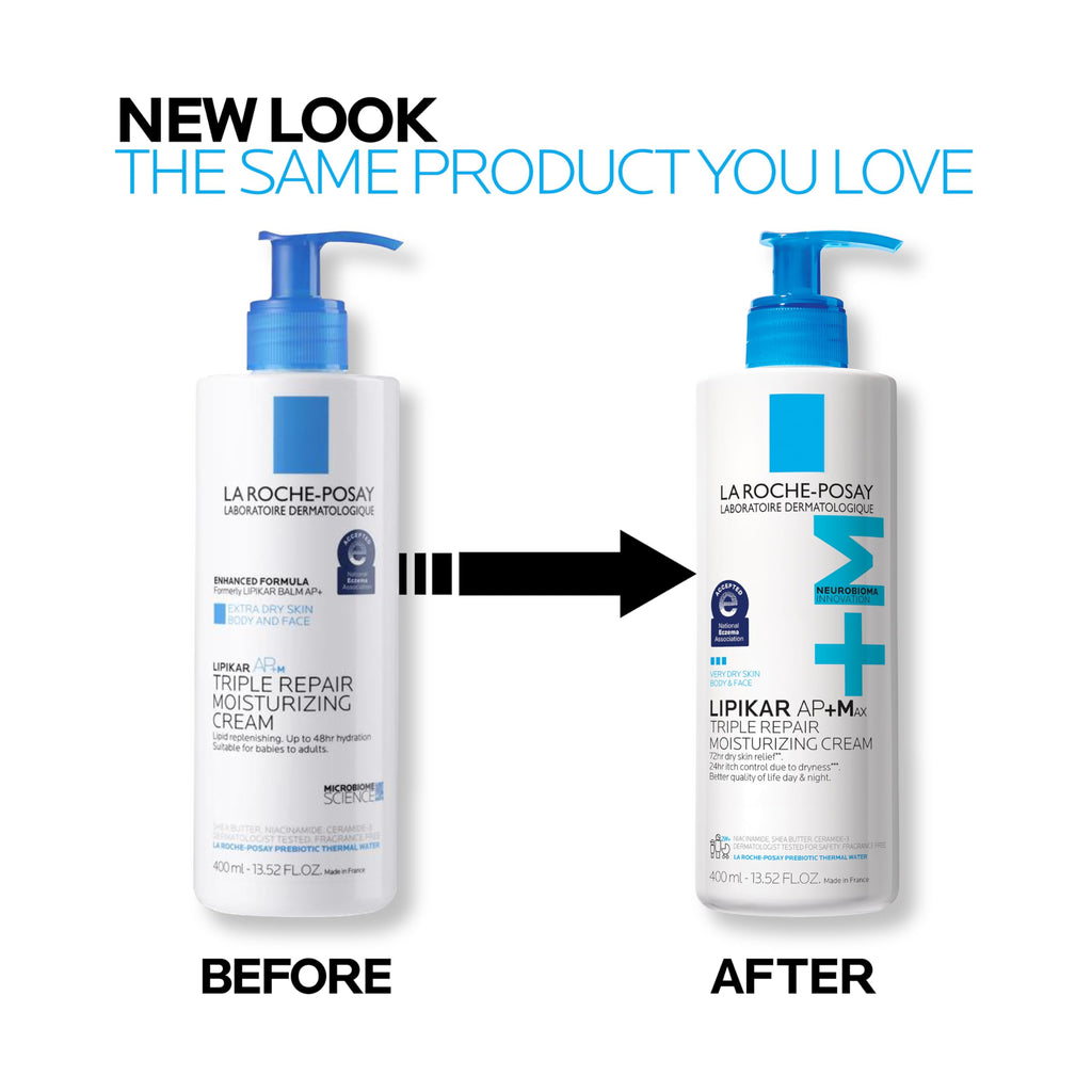 La Roche-Posay Lipikar AP+MAX Triple Repair Moisturizing Body Cream | Face & Body Lotion
