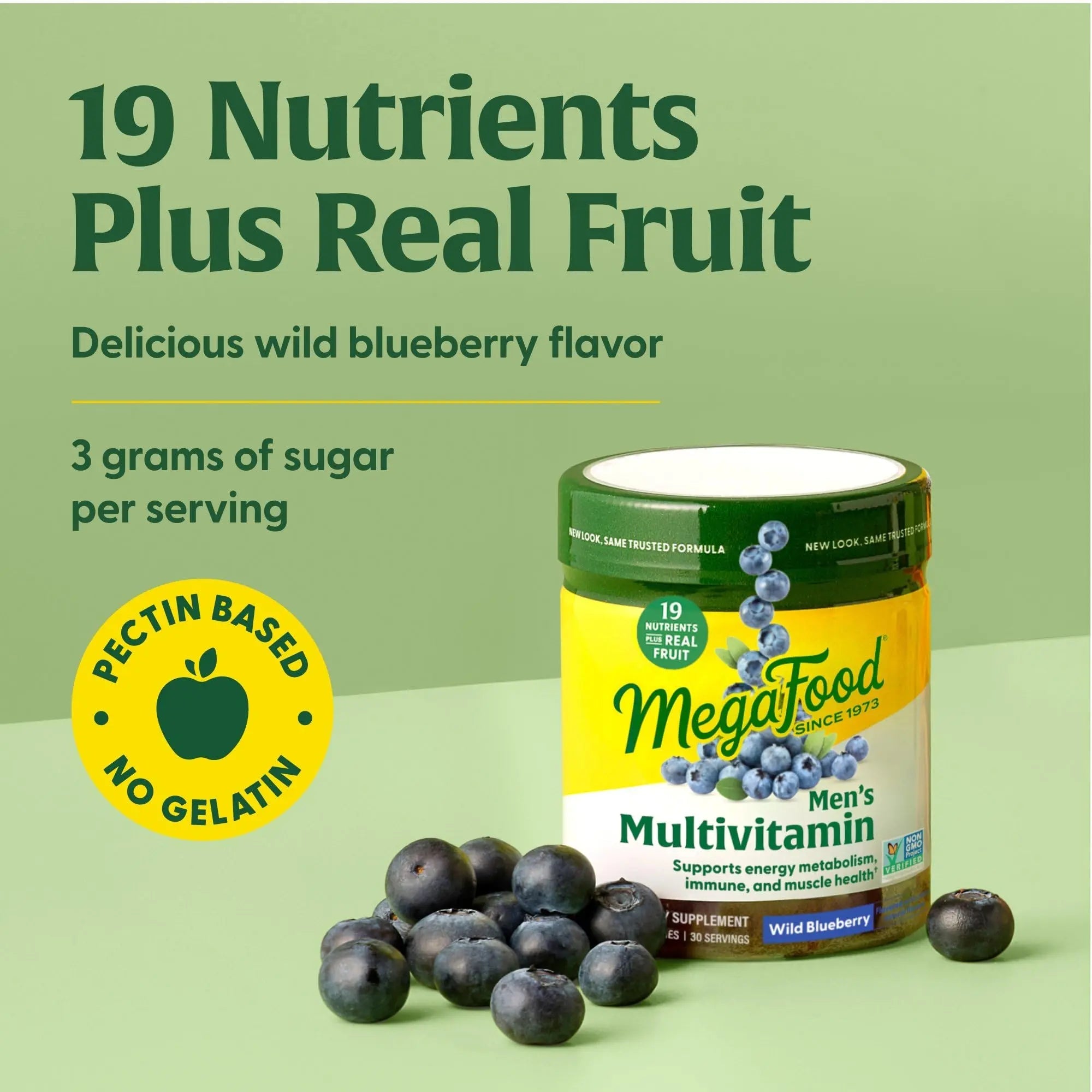 Megafood, Multivitamin Mens Wild Blueberry Gummy, 60 Count MegaFood Au supplements
