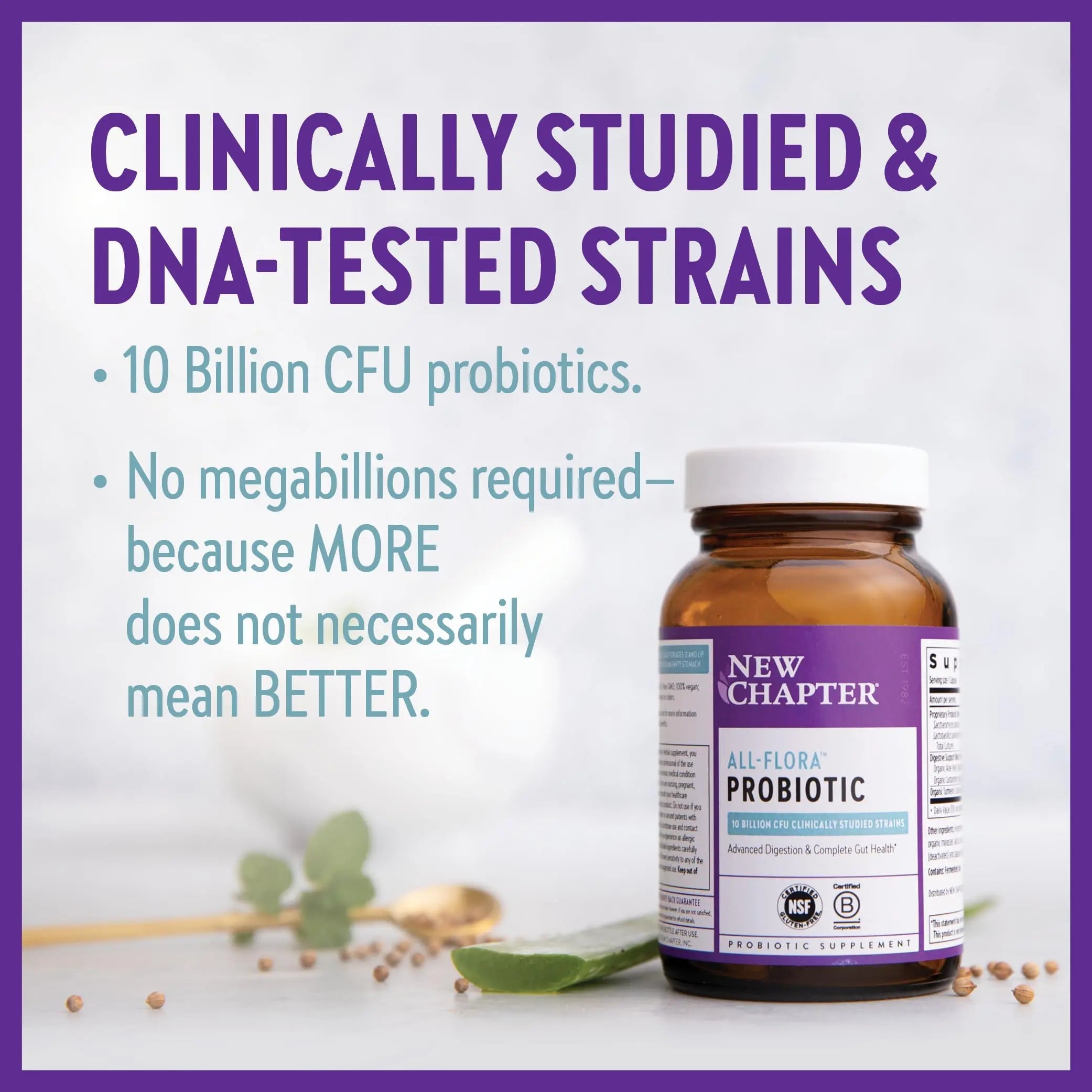 New Chapter Probiotic All-Flora - 60 ct (2 Month Supply) for Advanced Digestion New Chapter Au supplements
