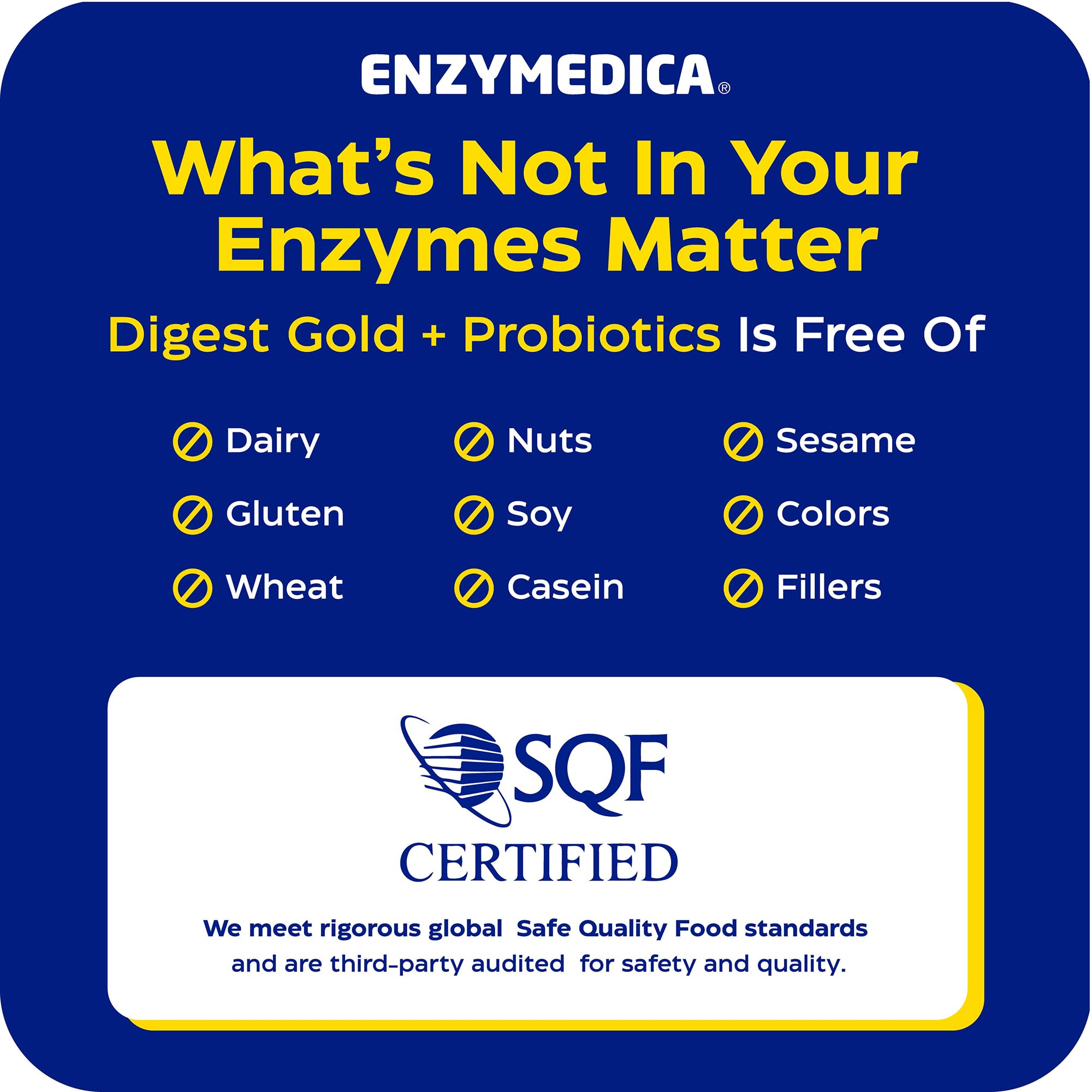 Enzymedica Digest Gold + Probiotics - Digestive Enzyme Supplement for Women & Men, Enzyme and Probiotic Capsules for Digestion, Gut Health Support,