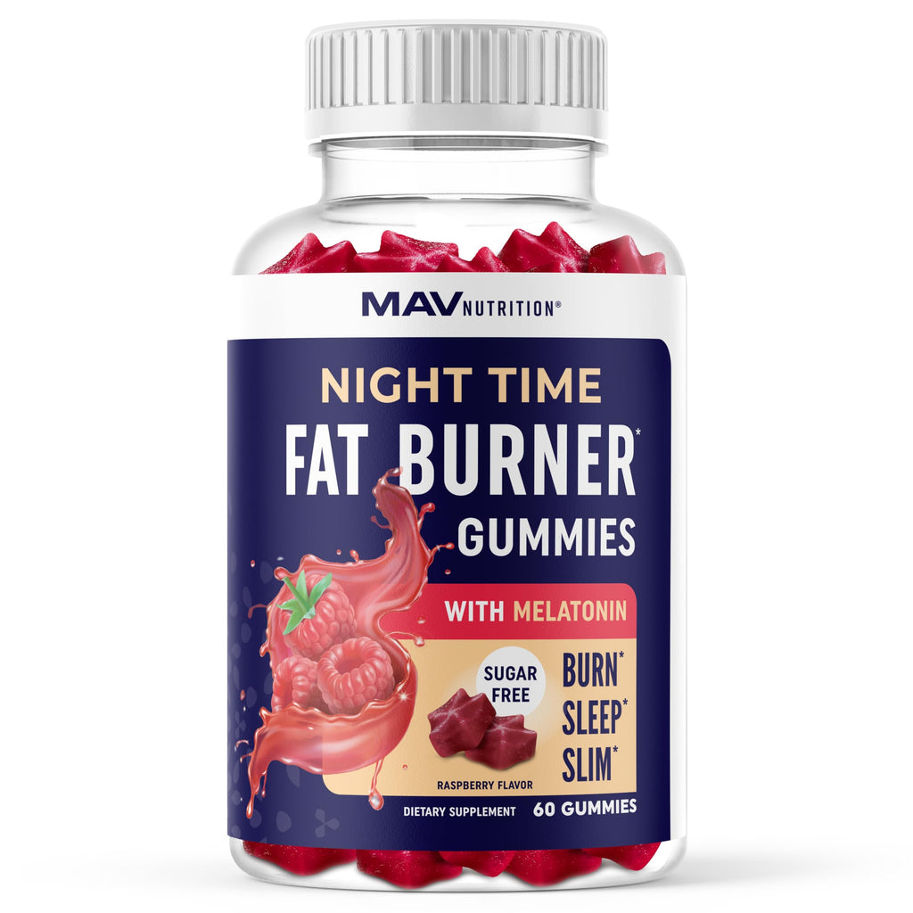 Sugar-Free Night Time Fat Burner Gummies for Sleep & Weight Loss Support | Hunger MAV NUTRITION Au supplements