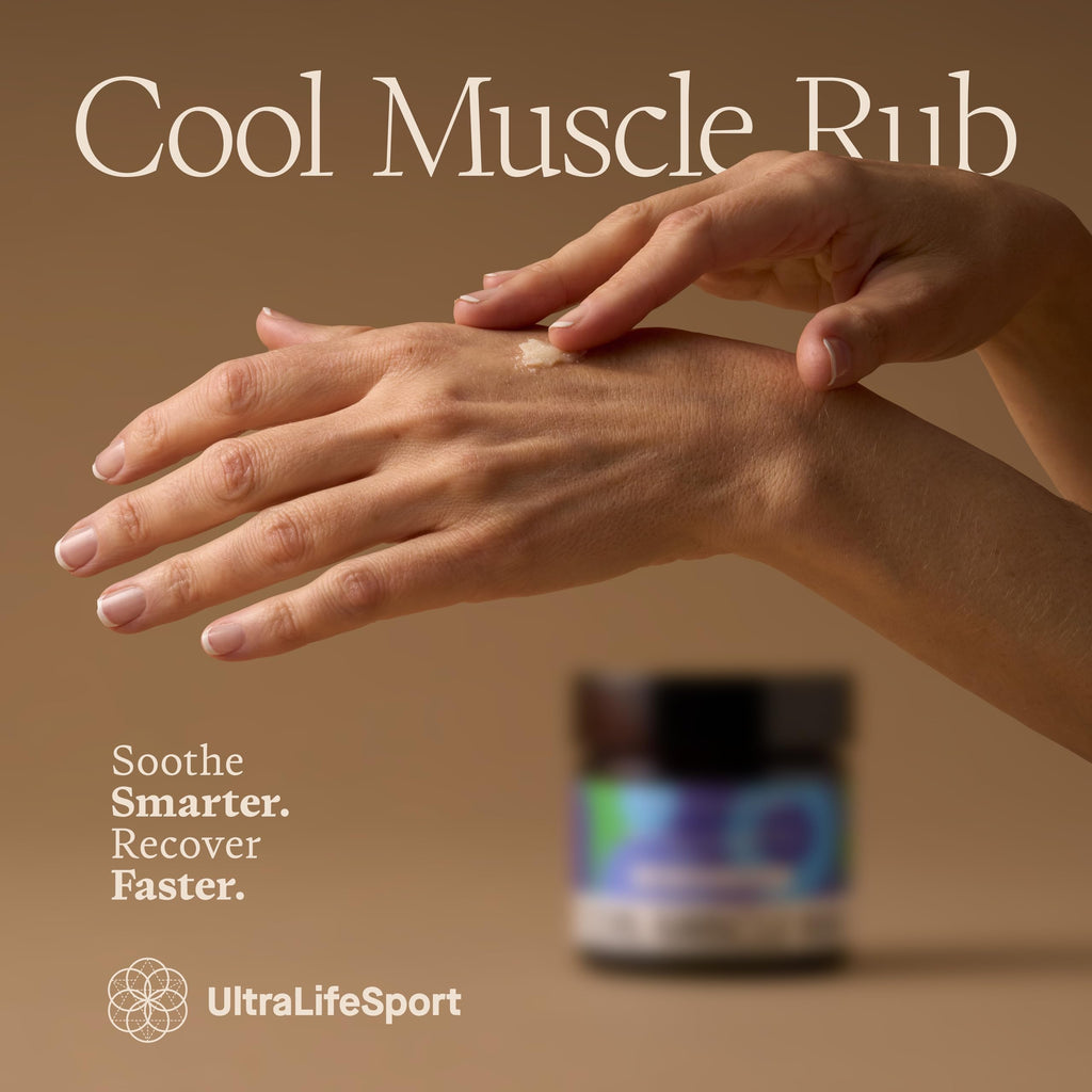 Ultra Life Sport – Premium Cooling Muscle Rub – Vegan Topical Balm with Peppermint & Bergamot – Organic, Non-GMO, Water-Based Formula – Clean Botanical Ingredients Ultra Life Sport Au supplements