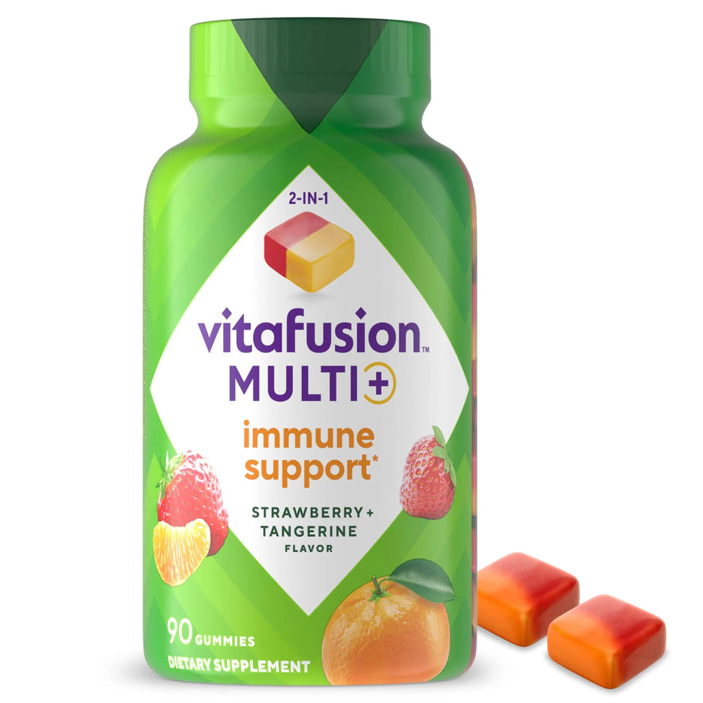Vitafusion Multi+ Immune Support* – 2-in-1 Benefits & Flavors – Adult Gummy Vitamins with Vitamin C, Zinc Vitafusion Au supplements