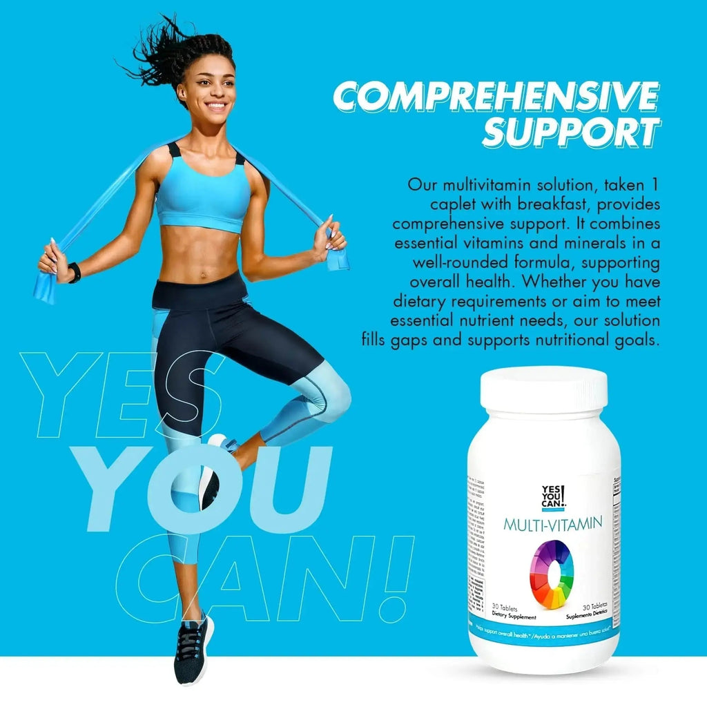 Yes You Can! Daily Multivitamins for Men and Women - Helps Assist Overall Health & Well-Being, Contains Antioxidants Yes You Can! Au supplements