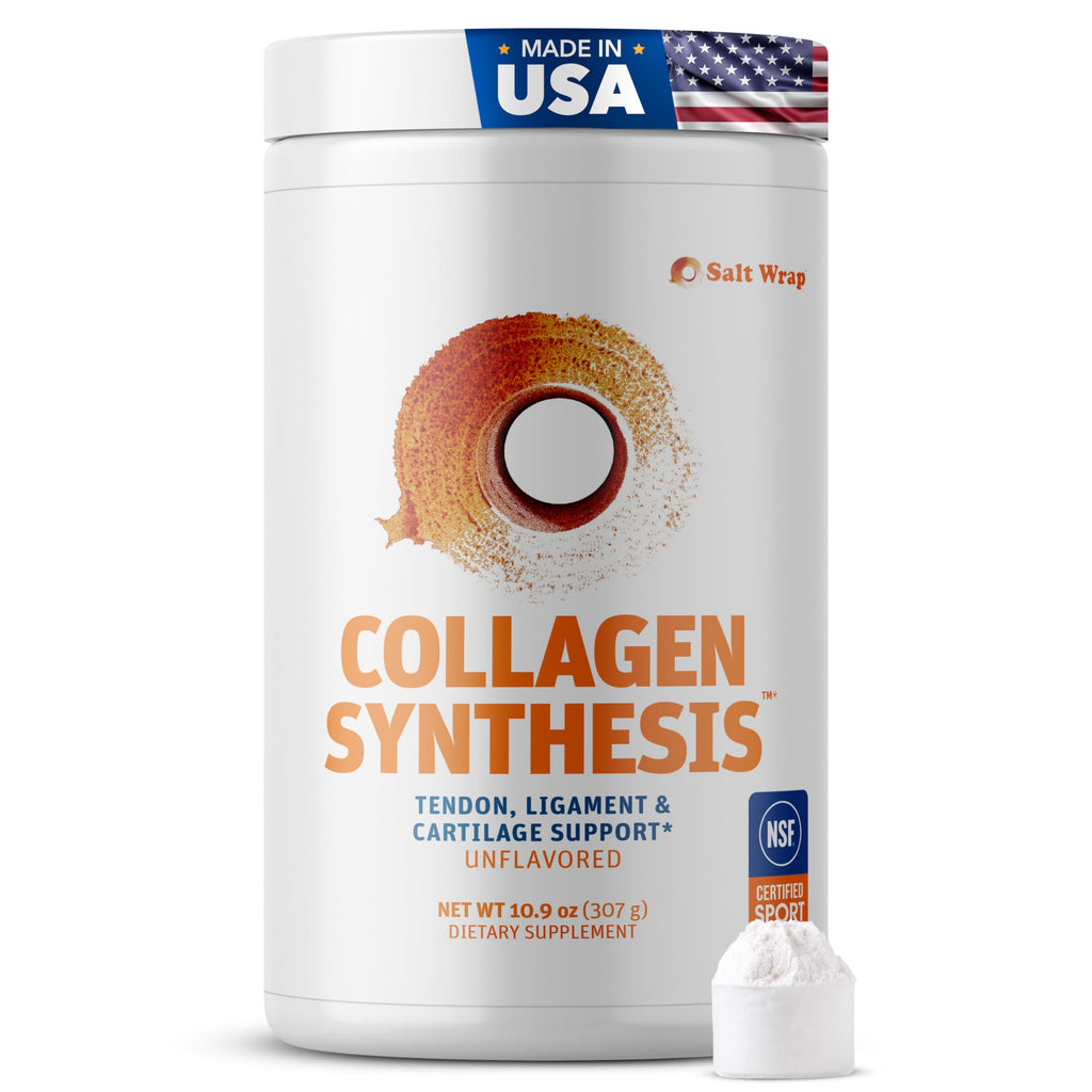SaltWrap Collagen Synthesis - Collagen Peptides for Joints with Fortigel, Tendoforte, Best Collagen Powder for Tendons, Ligaments