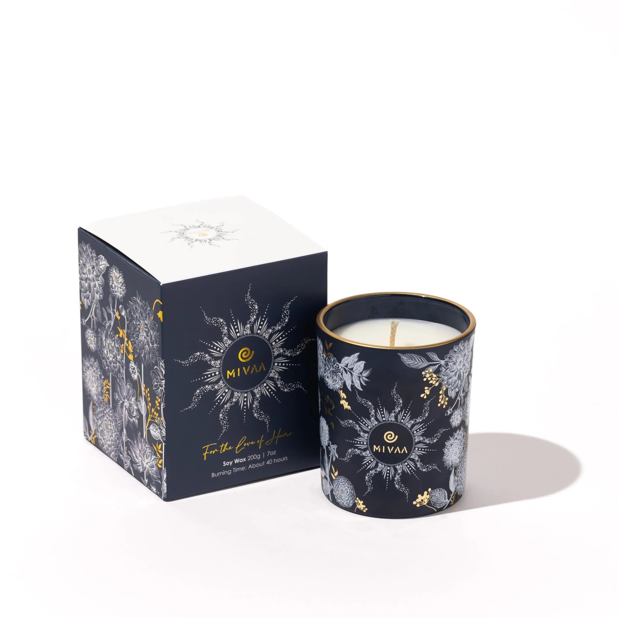 Mivaa Scented Candles - 100% Natural Soy Wax, 40 hrs Burn, Lead-Free Wicks, Holiday, Fall, Winter Msupps.com Au supplements