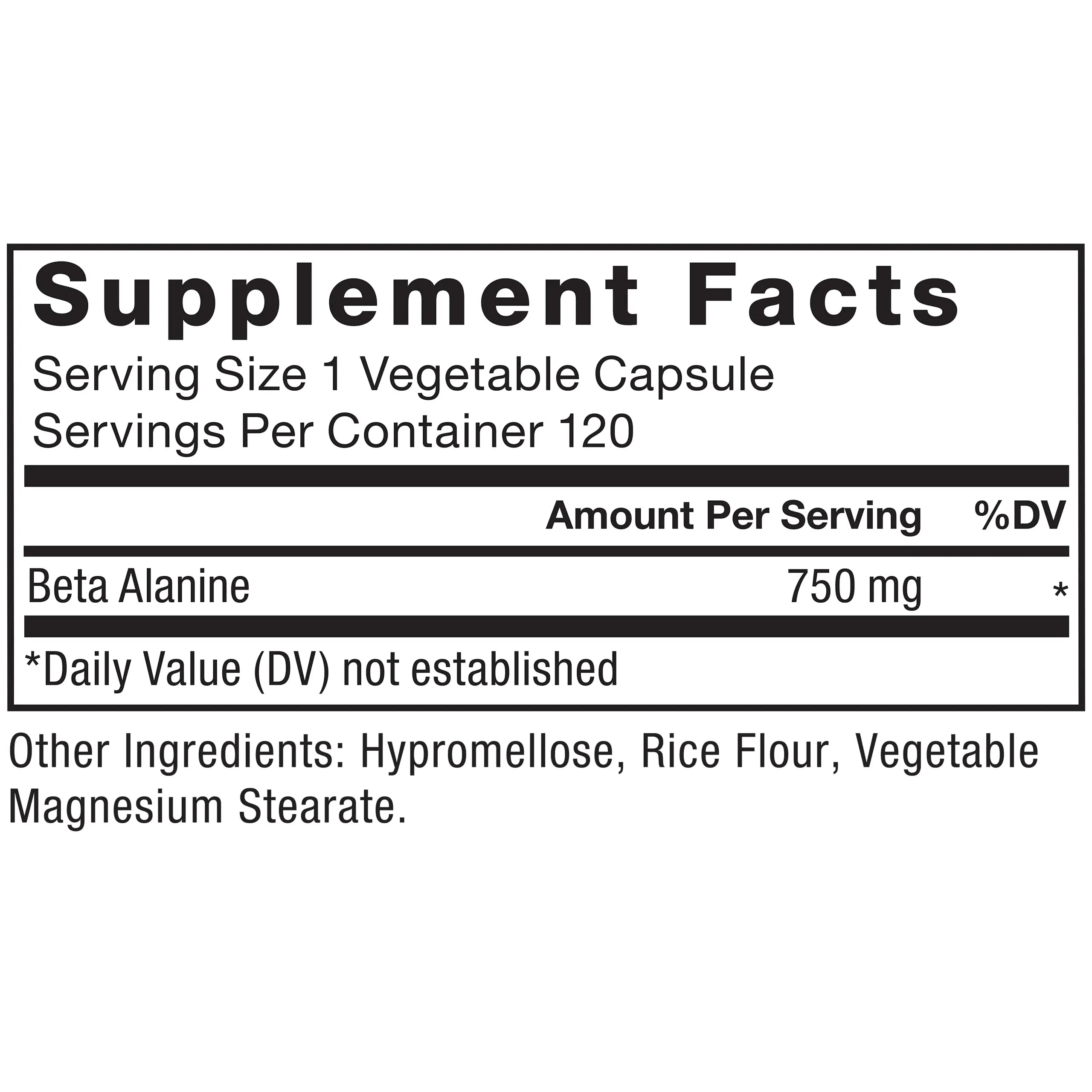 FORCE FACTOR Beta Alanine Capsules, Beta-Alanine Endurance Supplement to Boost Force Factor Au supplements