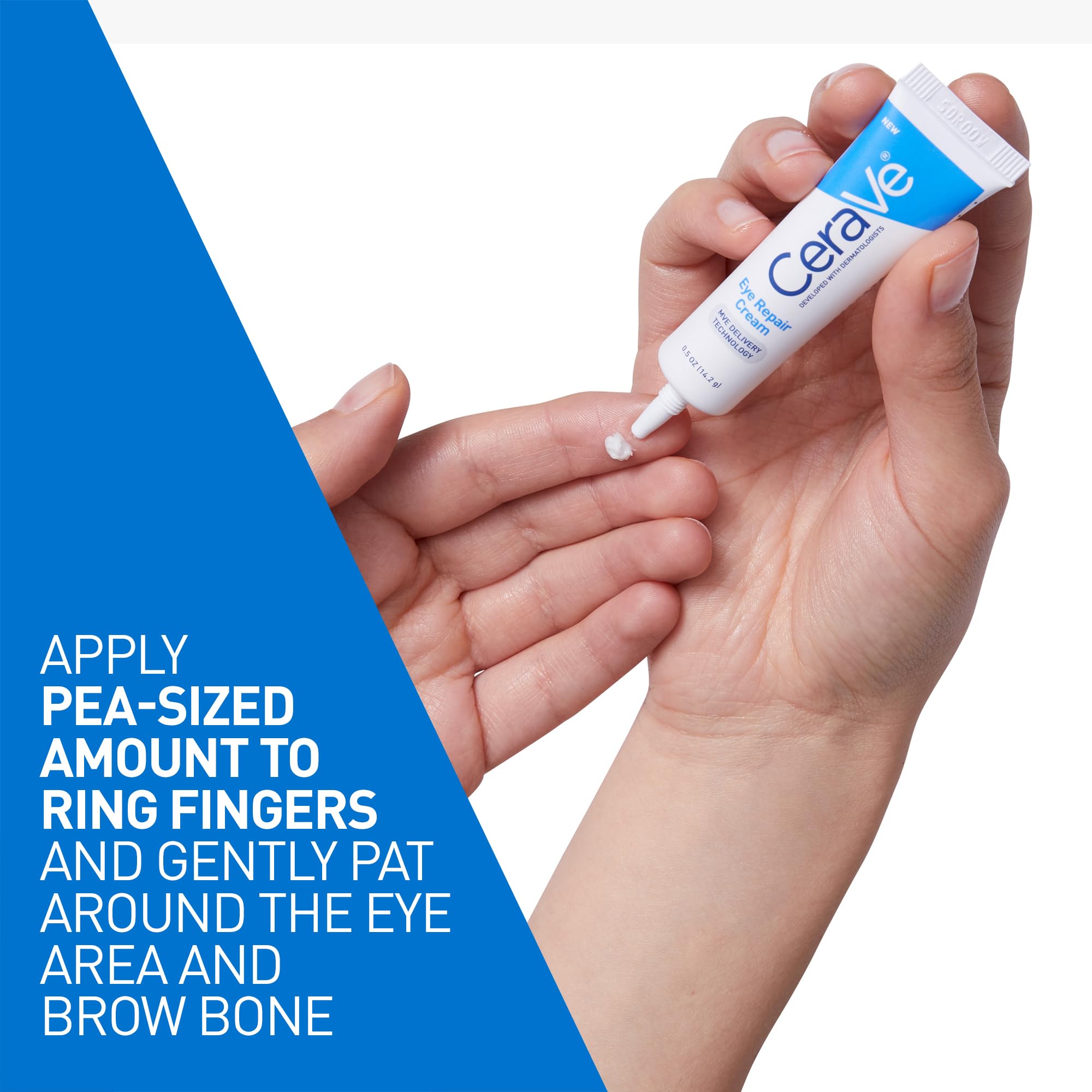 CeraVe Eye Repair Cream, Under Eye Cream For Puffiness And Bags Under Eyes, Hyaluronic Acid + Niacinamide