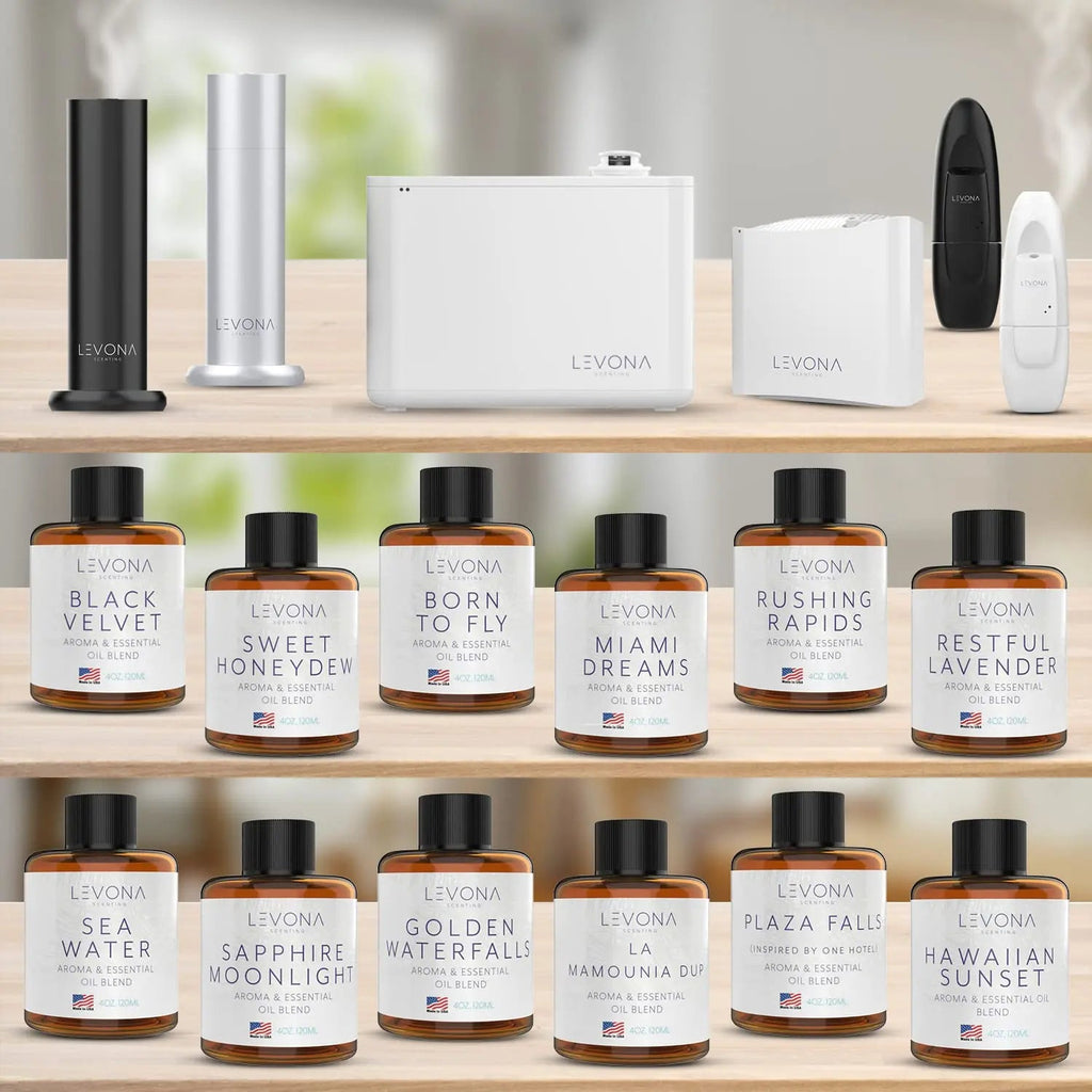 Levona Scent Pure Essential Oils For Diffusers For Home, Hotel & Office - Sapphire Moonlight Essential Oil LEVONA SCENT Au supplements