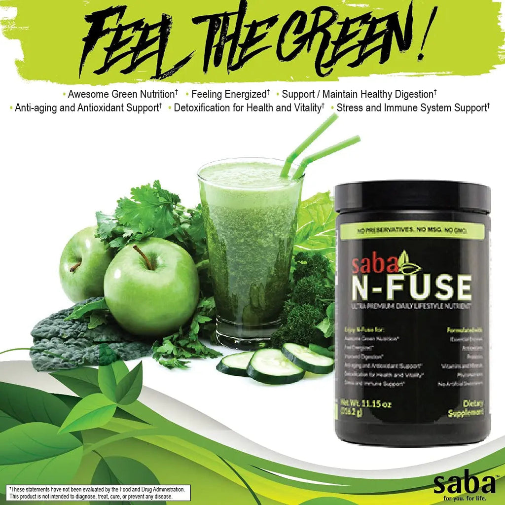 Saba N-Fuse-Whole Food Daily Nutrition,-Phytonutrients, Pre and Probiotics, Enzymes Saba Au supplements