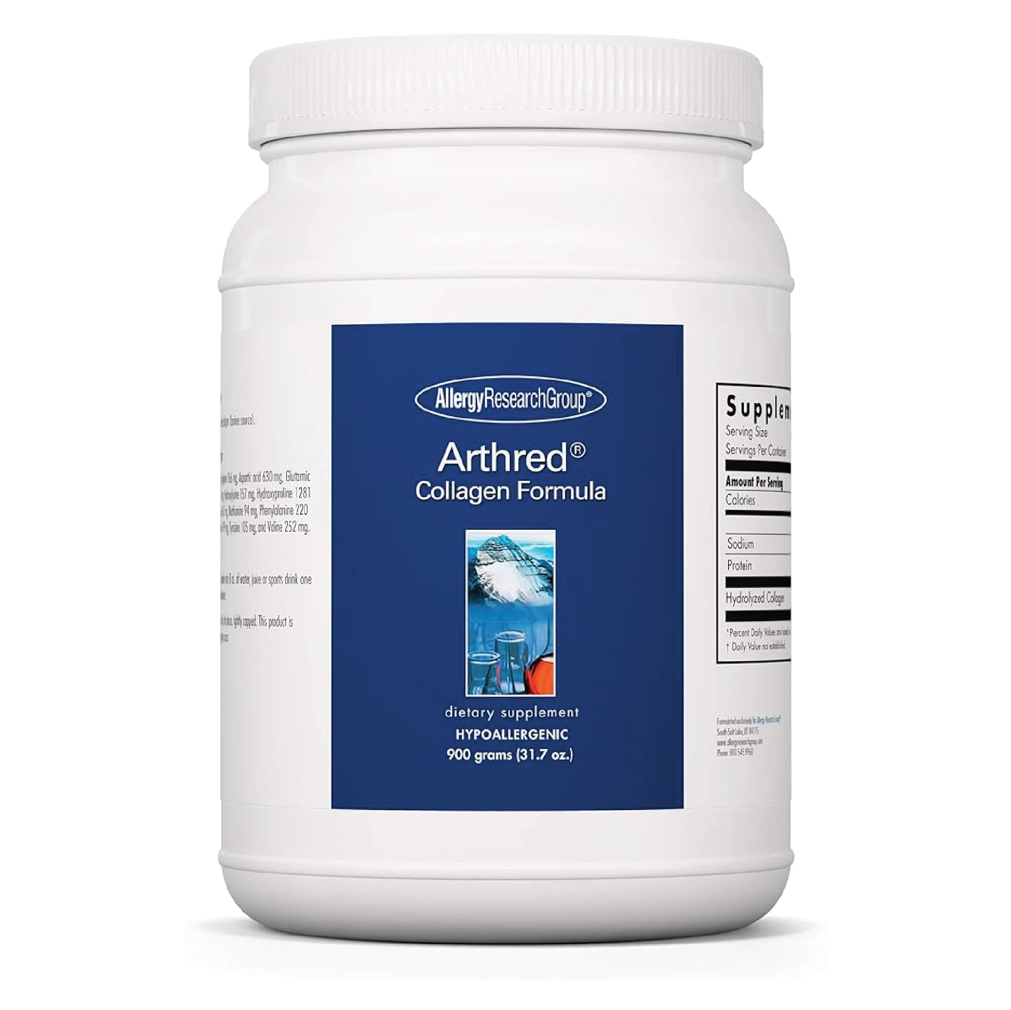 Allergy Research Group Collagen Powder for Men & Women - Collagen Peptides, Arthred Supplement, Bovine Sourced, Arthred Powder, Collagen Formula, Hydrolyzed Collagen - 31.7 Oz Allergy Research Group Au supplements