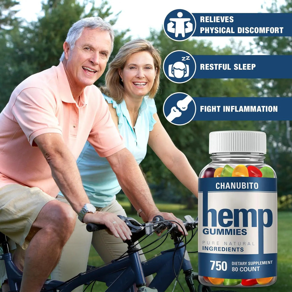 Hemp Gummies Organic High Potency Hemp Supplement - Pain, Sleep, Stress CHANUBITO Au supplements