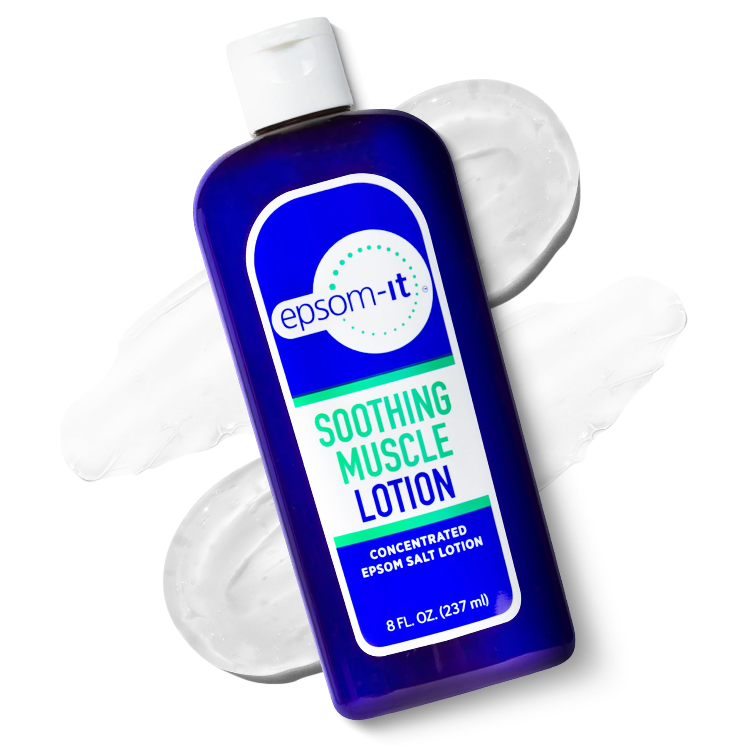 Epsom-It Soothing Muscle Magnesium Lotion – Epsom Salt Topical Cream with Arnica and Magnesium Sulfate - Designed for Muscle Stiffness, Leg Cramps, Feet, Knees and Achy Feet - 8.0 oz EPSOM-IT Au supplements