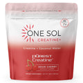One Sol Creatine for Women, All Natural Women's Creatine Powder w Pure Creatine & Coconut Water, Increase Lean Muscle Mass, Reduce Recovery Time, Promote Brain & Bone Health (Sour Cherry, 60 Servings)