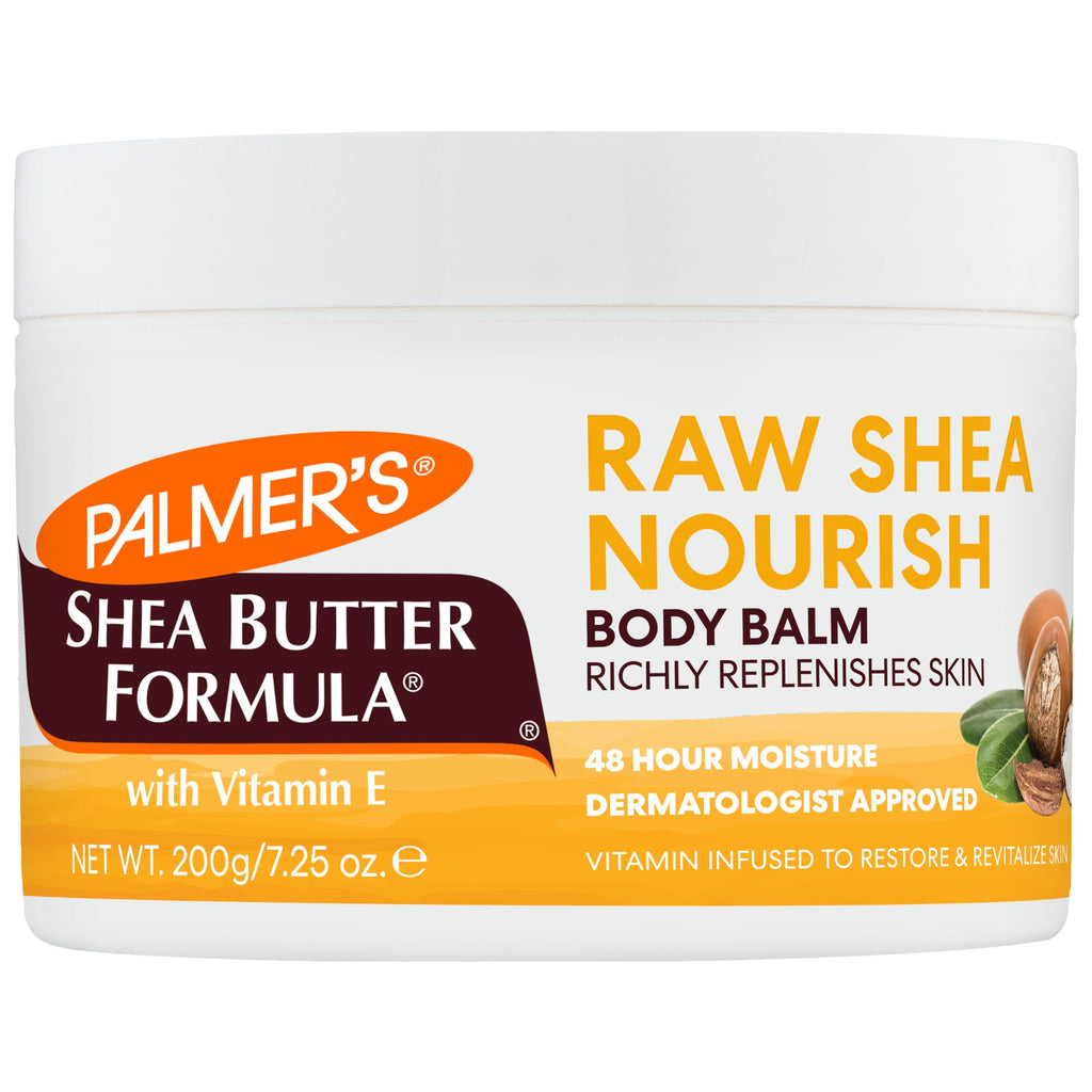 Palmer's Shea Butter Formula Raw African Shea Butter Balm, Nourishing Body Moisturizer