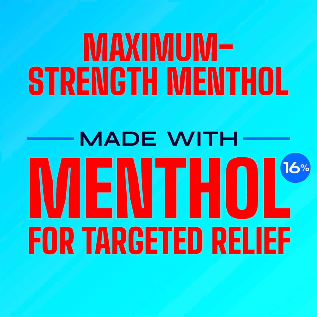Icy Hot Original Pain Relief No-Mess Roll-On Applicator, Fast-Acting Pain Relief with Max Strength Menthol 16%, Contrast Therapy for Backaches, Joints, Muscle Strains and Arthritis, 2.5 oz Icy Hot Au supplements