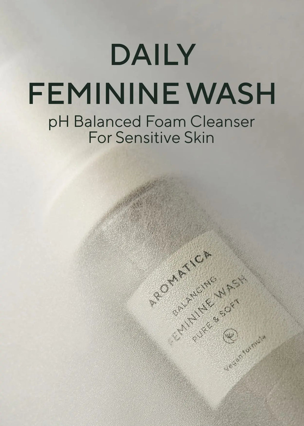 AROMATICA Pure and Soft Feminine Foaming Wash | Vegan, pH-Balanced, Natural Ingredients AROMATICA Au supplements