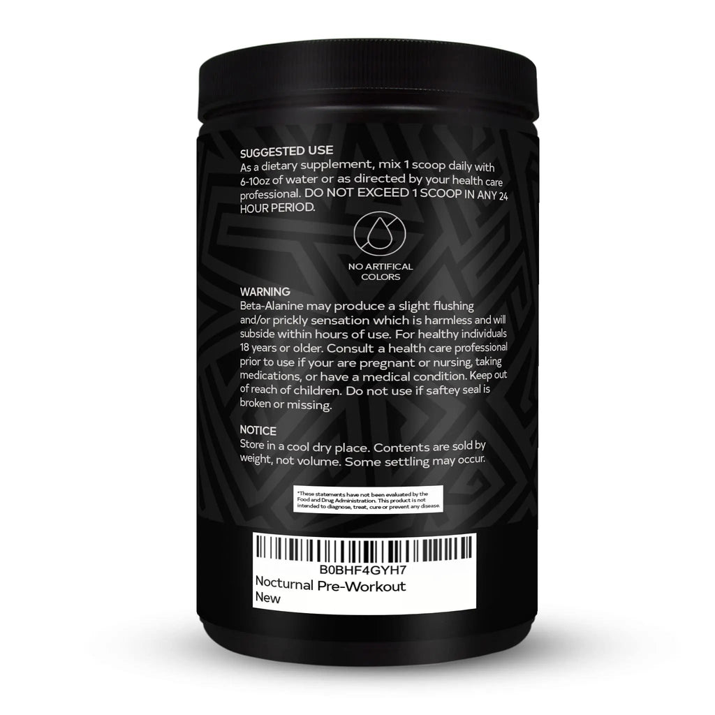 The Supplement Co Nocturnal Pre Workout - No Caffeine Night Time Preworkout for Men The Supplement Co Au supplements
