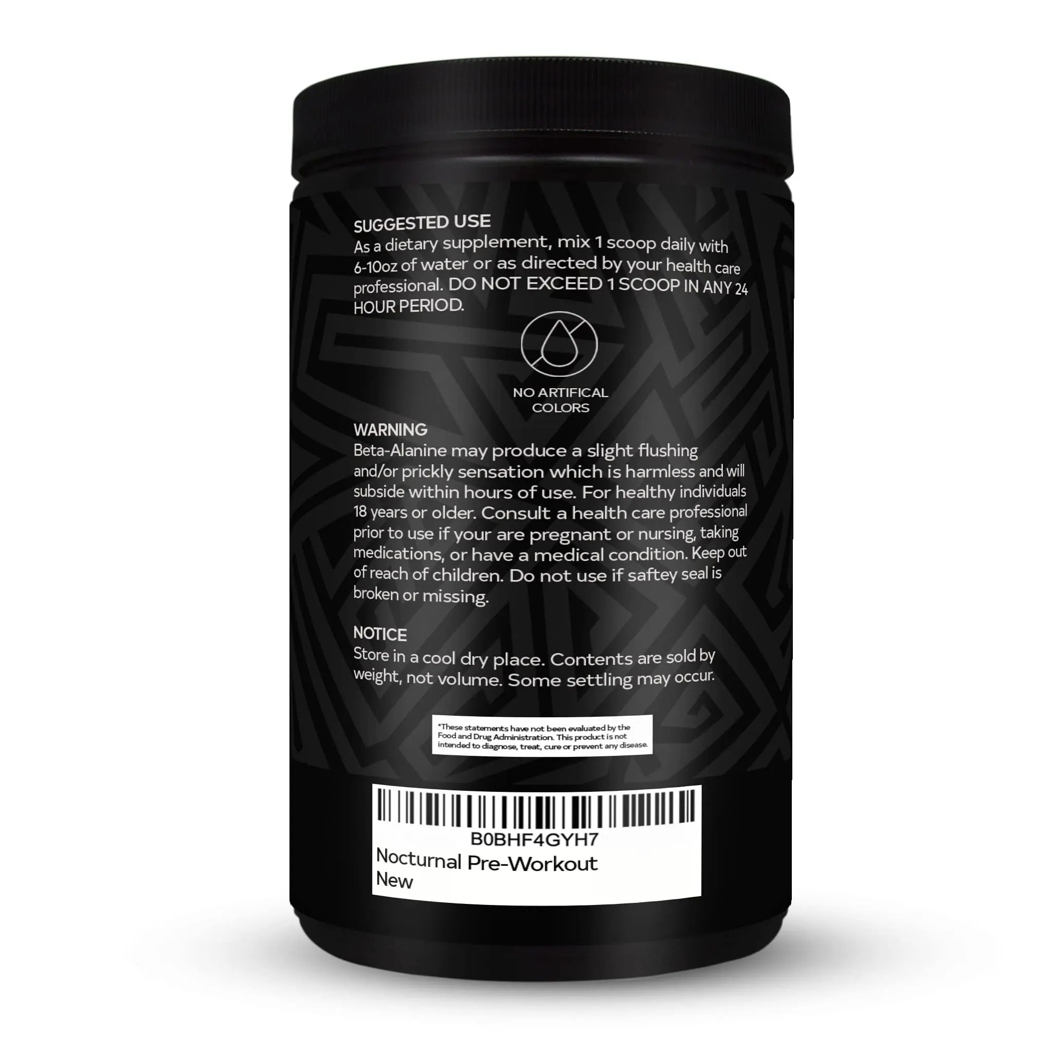 The Supplement Co Nocturnal Pre Workout - No Caffeine Night Time Preworkout for Men The Supplement Co Au supplements