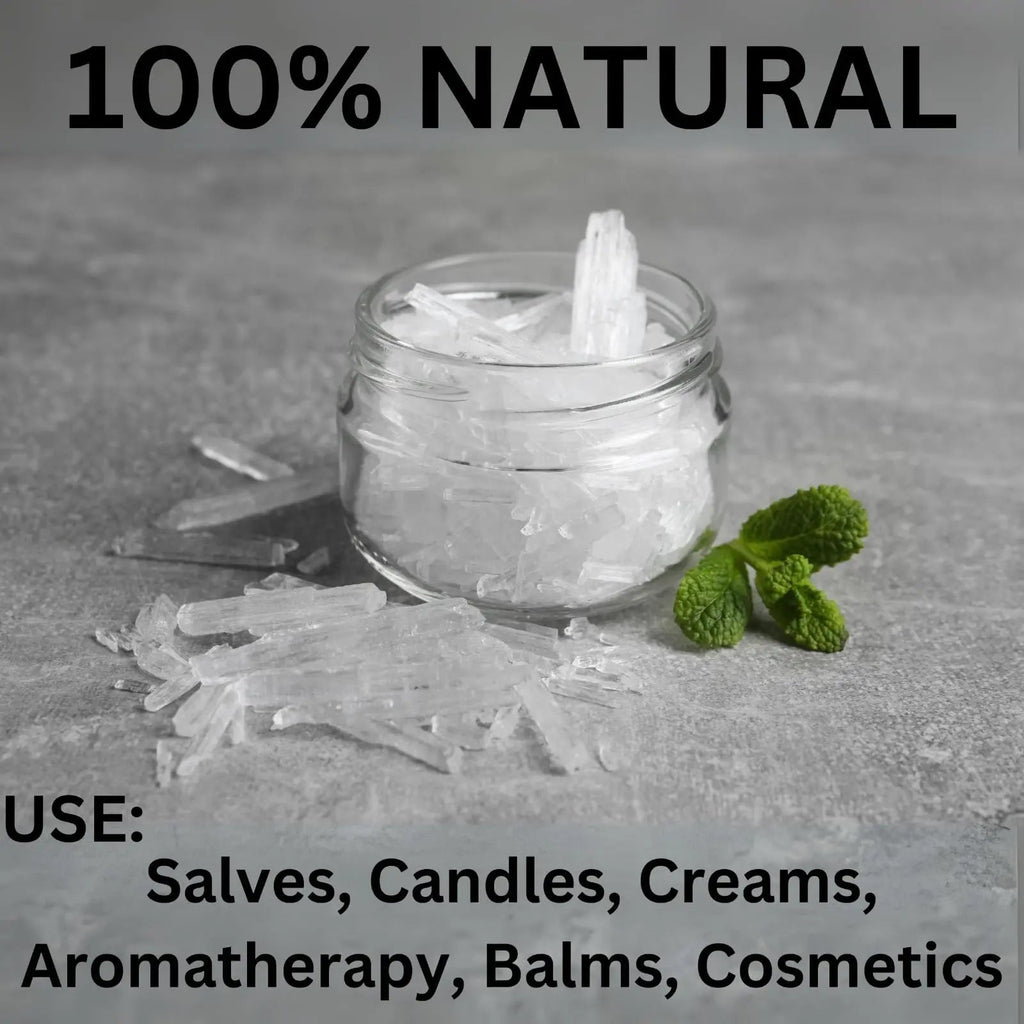 ZAVBE 1LB Menthol Crystal Mentha Arvensis Pure Natural in Resealable Bag USP Food Grade ZAVBE Au supplements