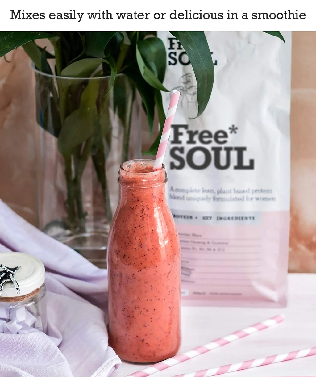 Free Soul Vegan Protein Powder | Formulated for Women | 600g | 20g Protein Free Soul Au supplements