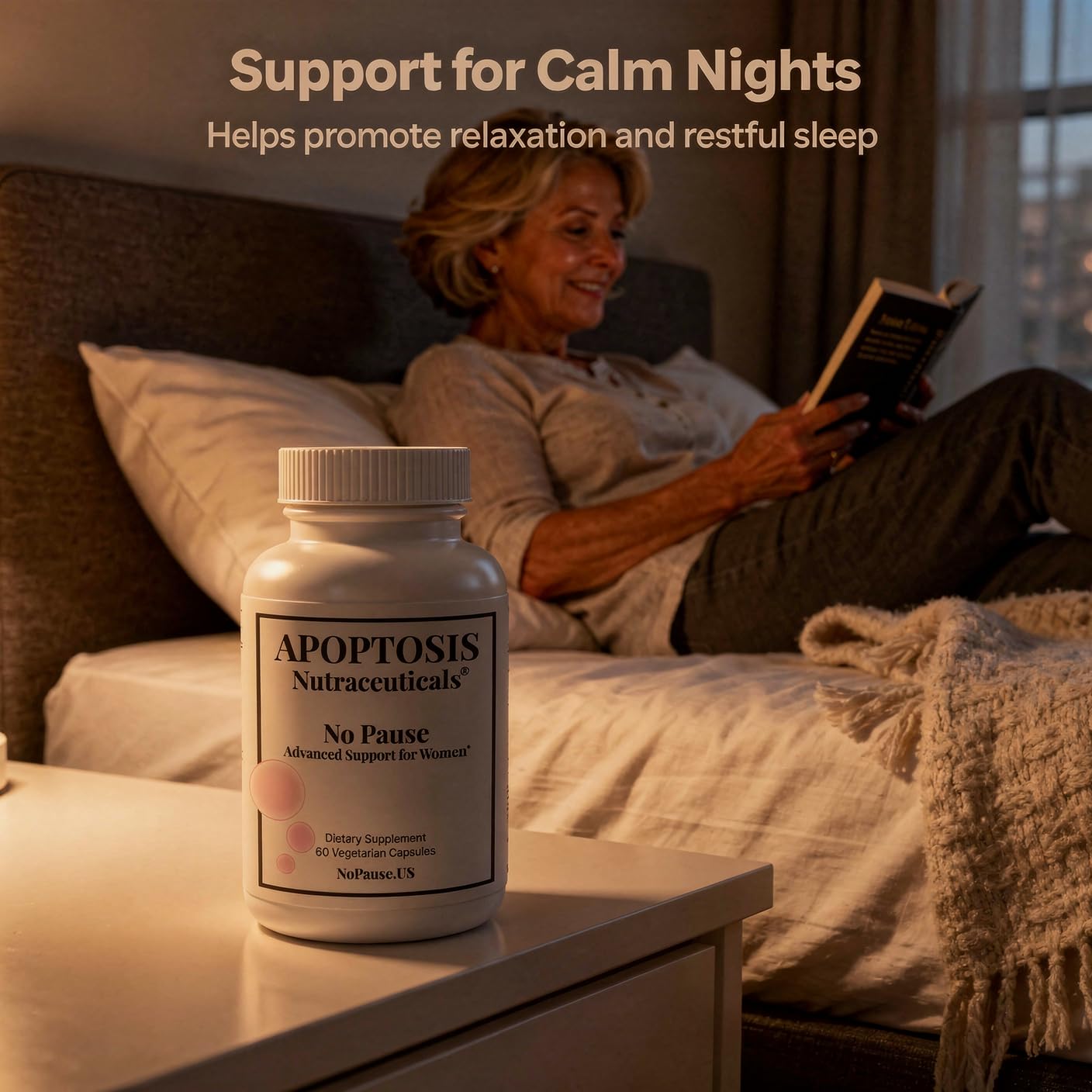 Apoptosis Menopause Supplement for Women – Supports Hot Flash Relief, Mood Balance, Energy & Vitality – with L-Arginine – 60 Capsules – Made in USA Apoptosis Nutraceuticals Au supplements