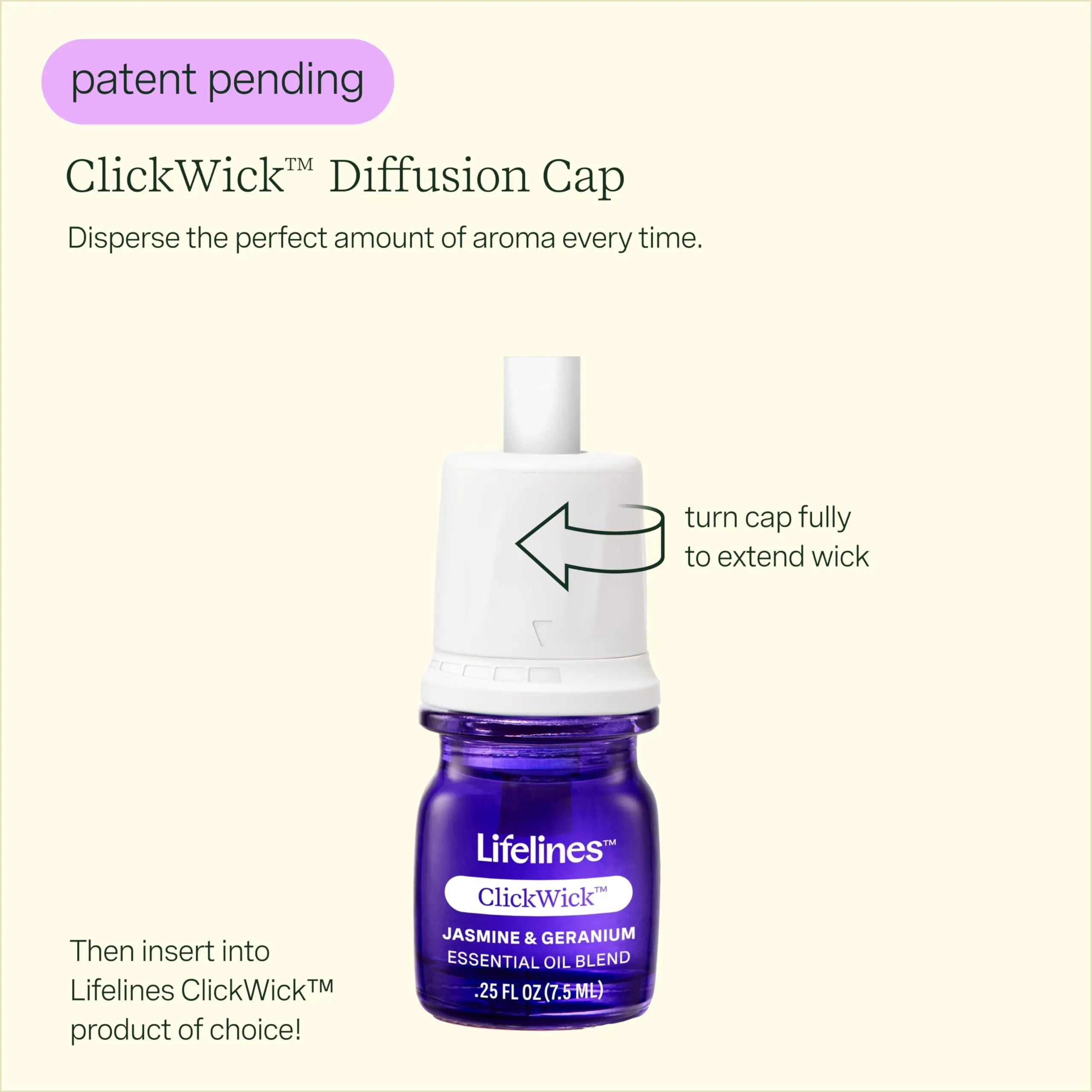 Lifelines ClickWick Essential Oil Blend 2-Pack: in Bloom and Citrus Grove, for Lifelines ClickWick Essential Lifelines Au supplements