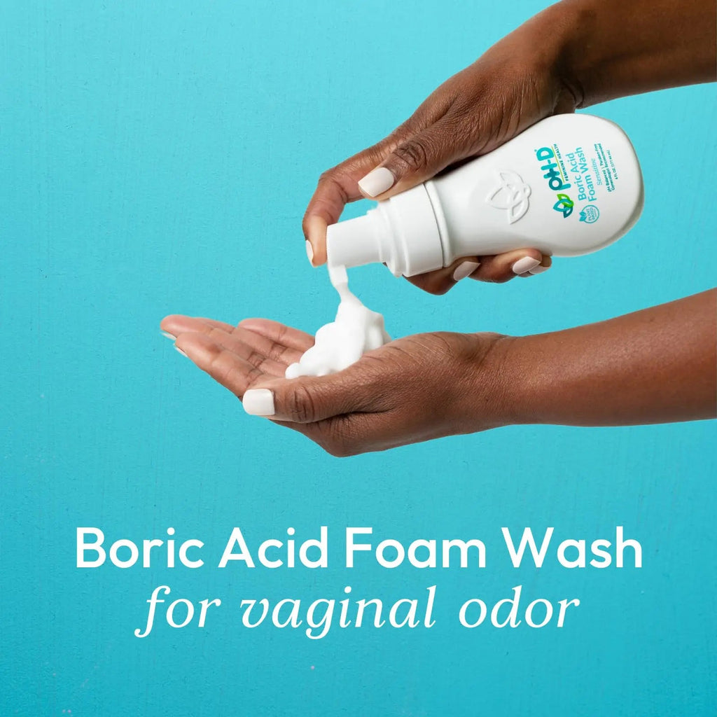 pH-D Feminine Health - Boric Acid Foam Wash - pH-Balanced, Paraben-Free, and Plant-based pH-D Feminine Health Support Au supplements