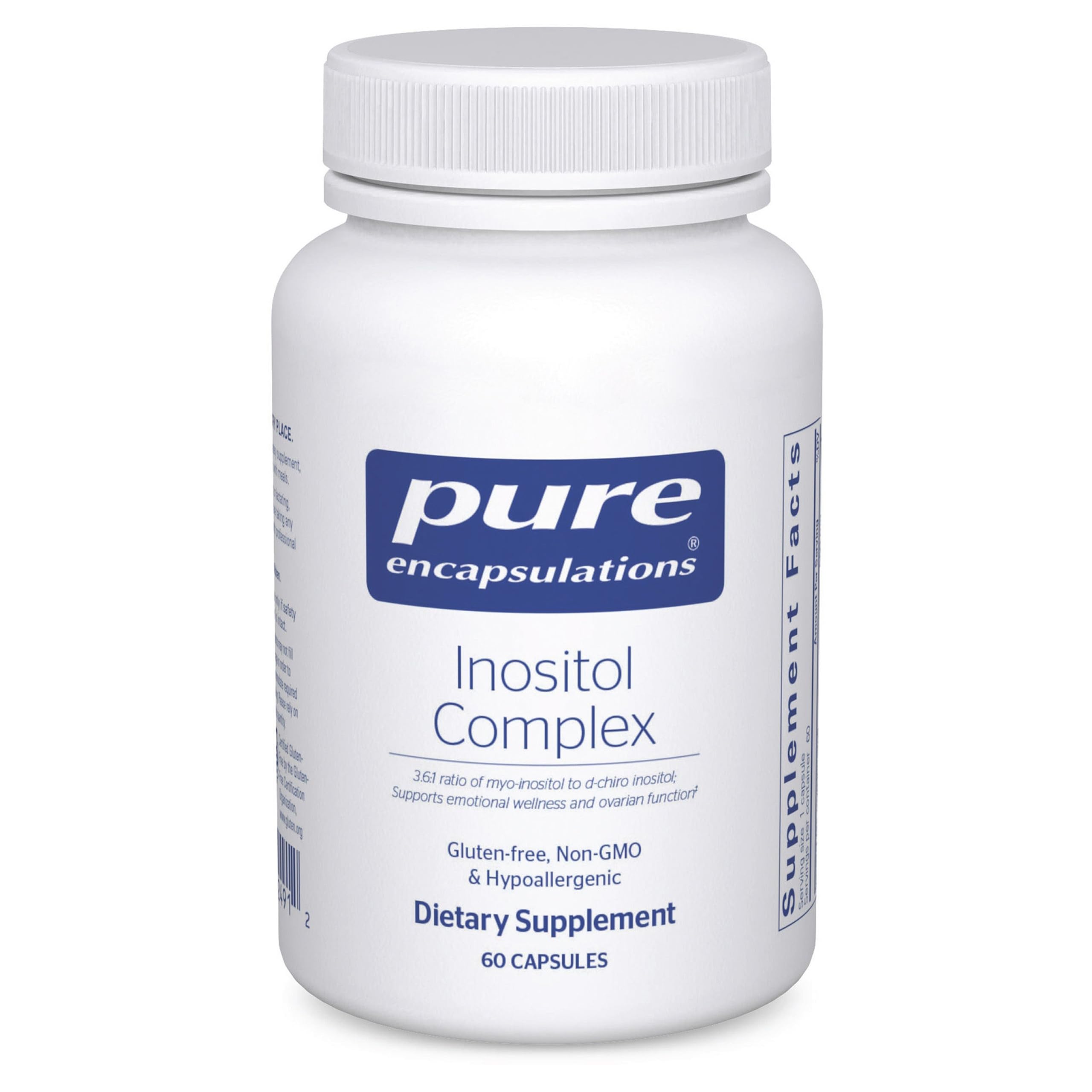 Pure Encapsulations Inositol Complex | Supplement to Support Energy, Healthy Metabolism, and Ovarian Function* | 60 Capsules