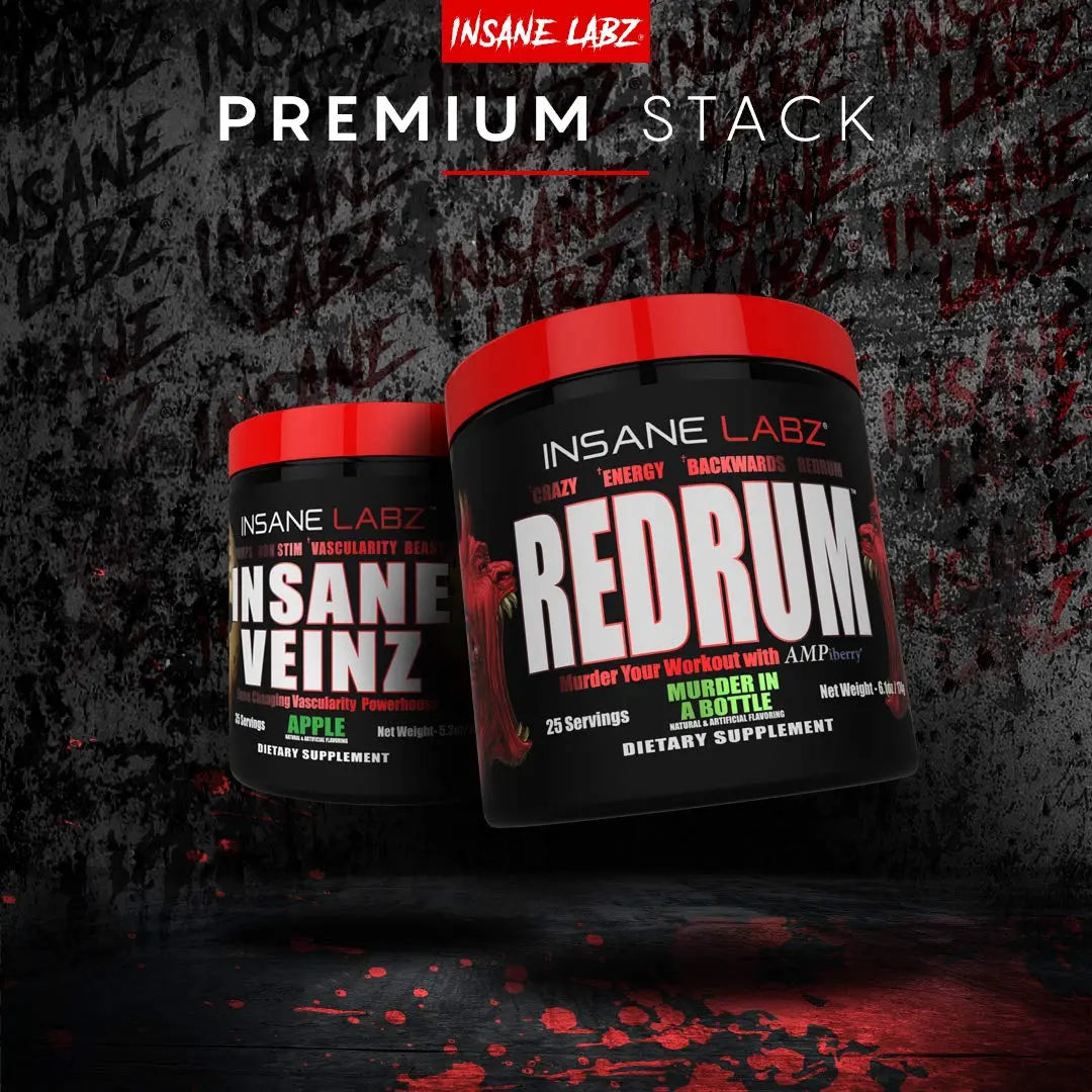 Insane Labz Redrum High Stim Pre Workout NO Booster Powder, Loaded with Beta Alanine Insane Labz Au supplements