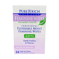 Puretouch Skin Care Feminine Flushable Wipes, 24 Count Puretouch Skin Care Au supplements