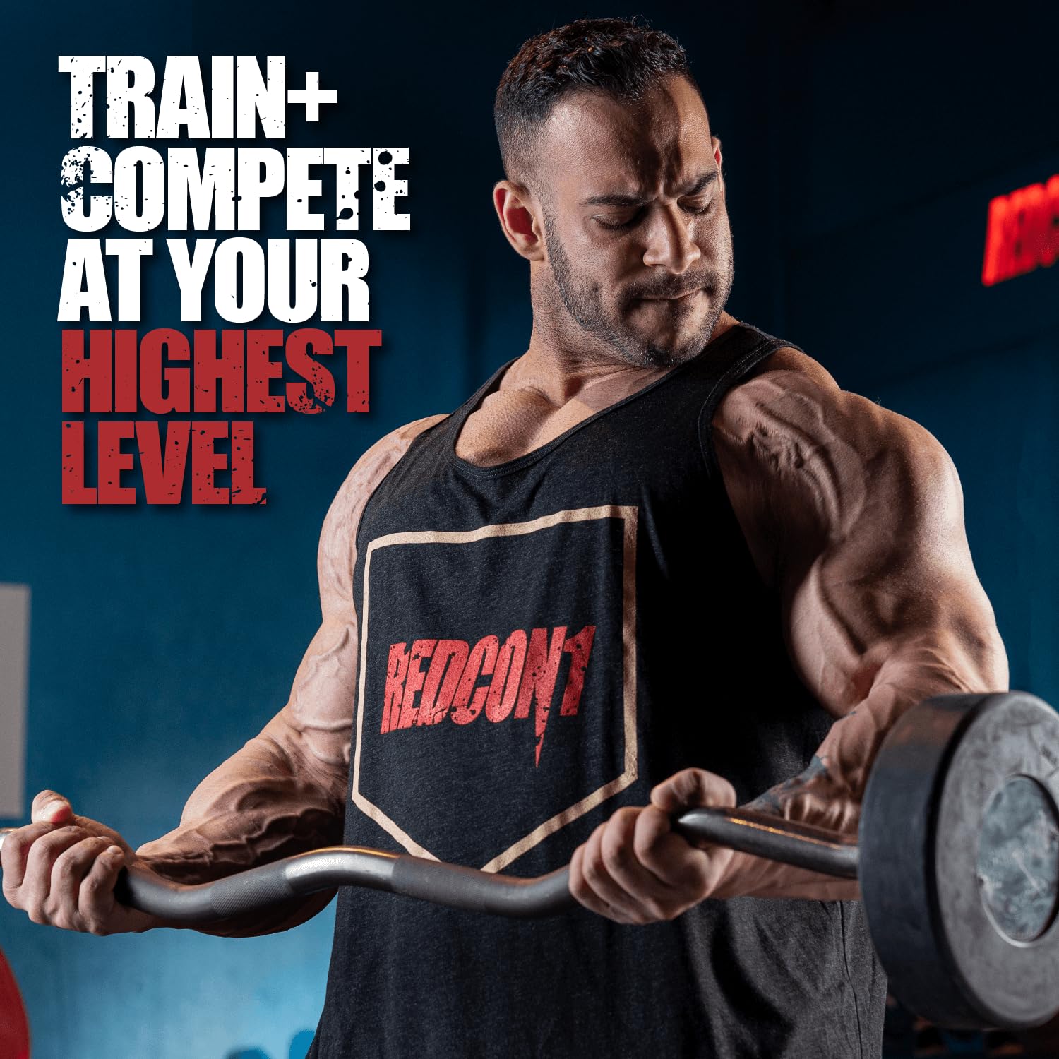 REDCON1 Total War Pre Workout - Beta Alanine + Citrulline Malate Keto Friendly Preworkout for Men & Women with 320mg of Caffeine - Fast Acting -Blue Lemonade (30 Servings)