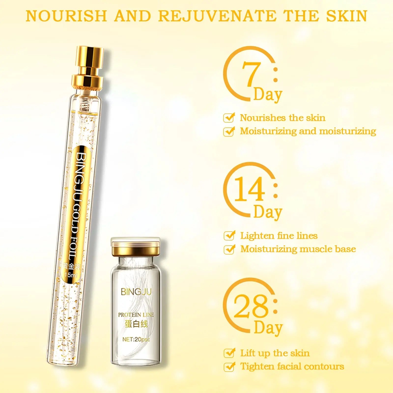 Instalift Korean Protein Thread Lifting Set, Absorbable Collagen Threads for Face Lift, Soluble Protein DRTRU Au supplements