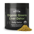 Myers Detox Daily Detox Greens Powder, Organic Superfood Supplement for Detox, Gut Health, Energy, Immune Support, Overall Wellness, Gluten Free Multivitamin Drink Mix,