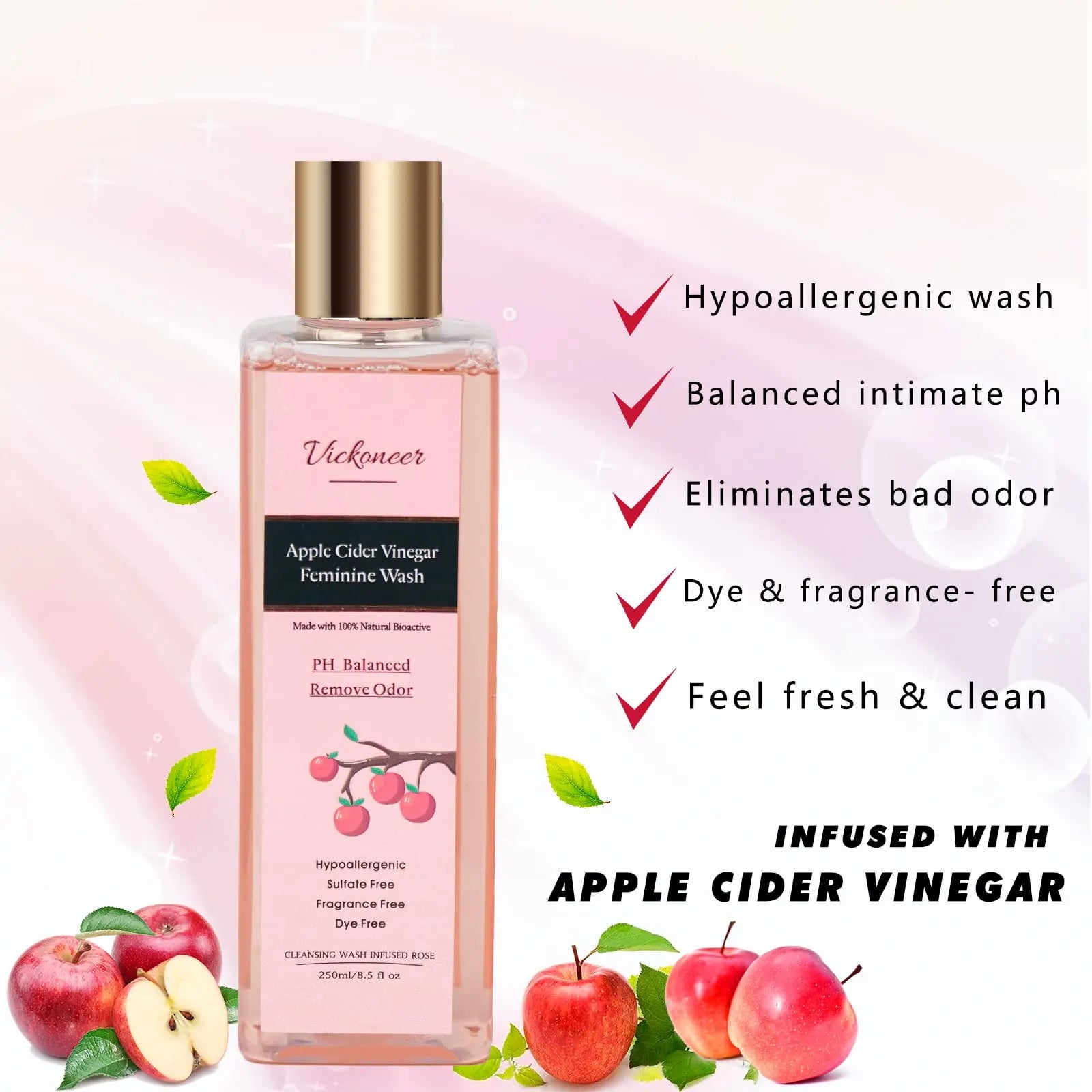 Vickoneer Yoni Wash for Women & Yoni Essential Oil, Intimate Feminine Wash Yoni Care Vickoneer Au supplements
