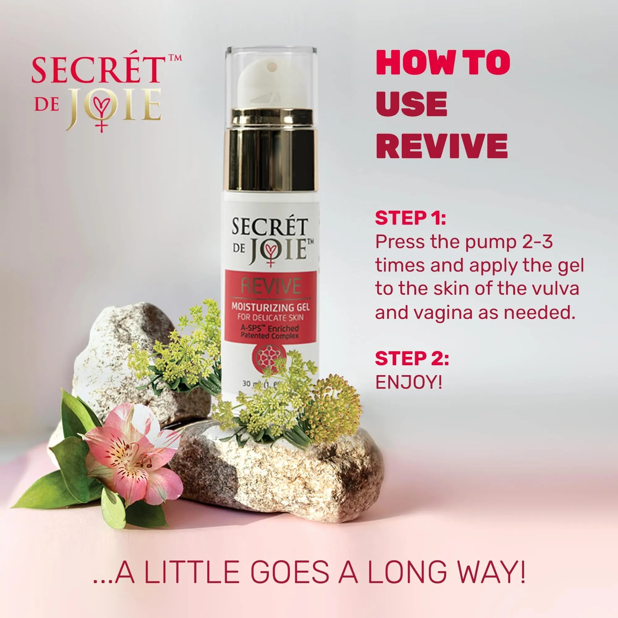SECRET DE JOIE REVIVE Vaginal Moisturizer for Women - Long-Lasting Dryness & Discomfort Relief SECRET DE JOIE Au supplements