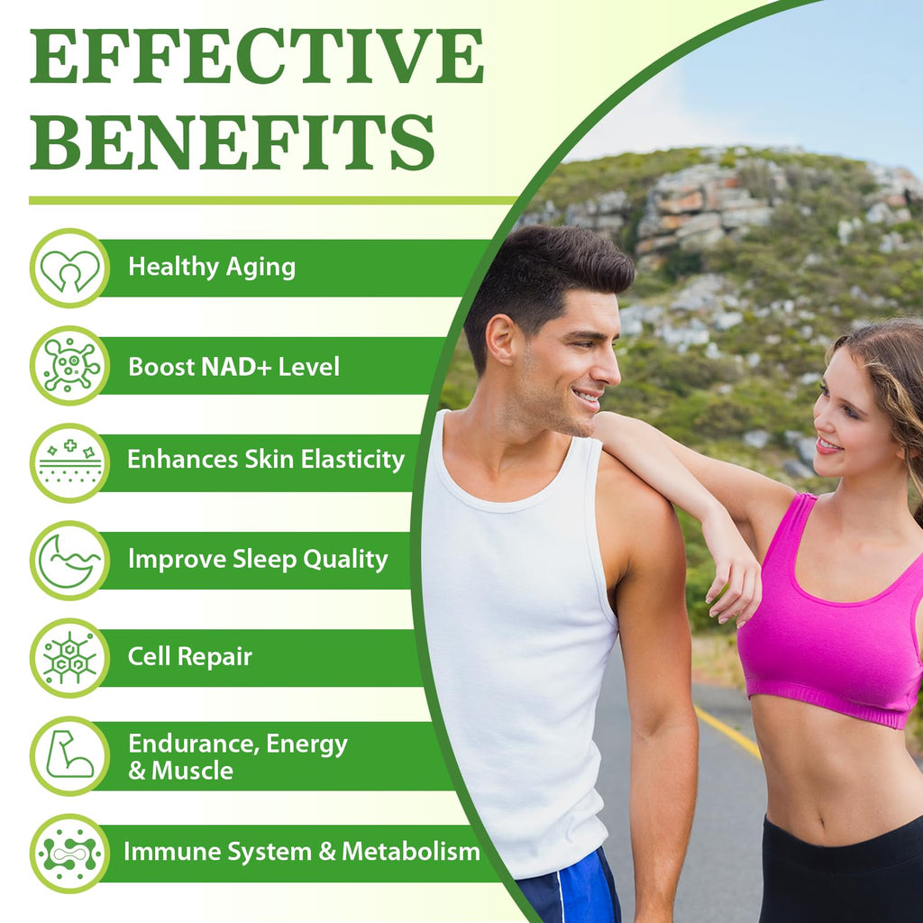 Mapurwn NMNH (Dihydronicotinamide Mononucleotide), NMN Supplement, 500mg per Serving NAD Supplement to Boost NAD+ Levels As We Age for Women & Men, Anti-Aging, Energy, Focus, 120 Count Mapurwn Au supplements
