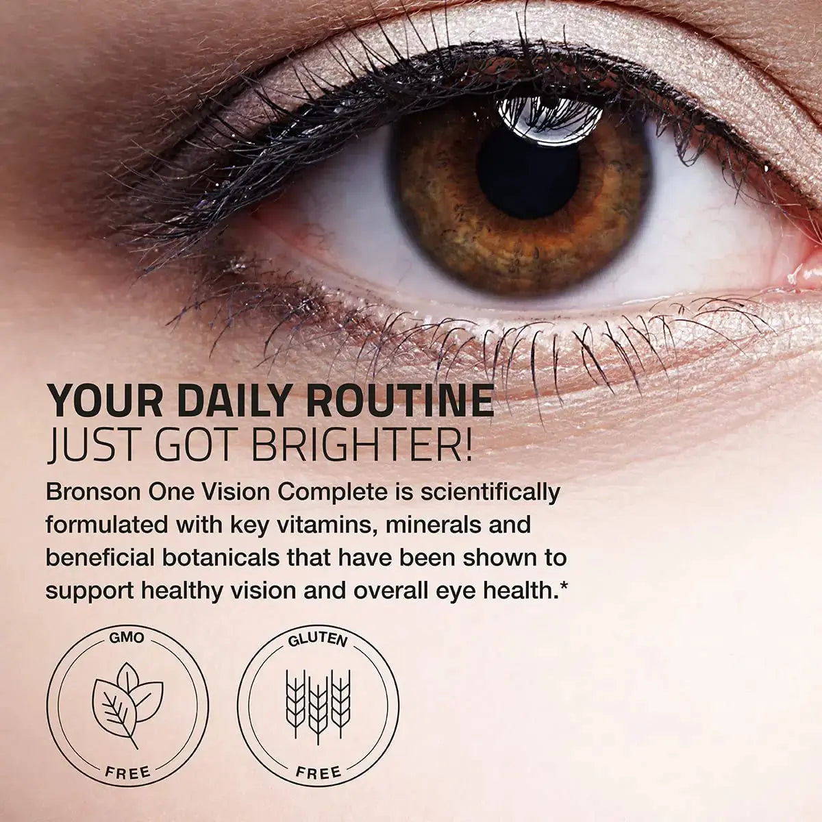 Bronson ONE Daily Vision Complete Eye Health Support Multivitamin Multimineral Supplement Formula, 180 Tablets Bronson Au supplements