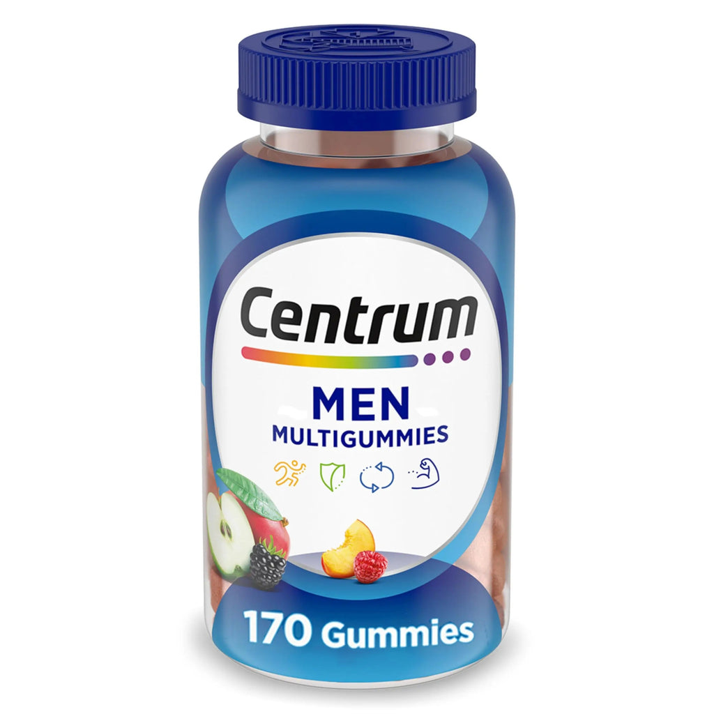 Centrum MultiGummies Gummy Multivitamin for Men, Multivitamin/Multimineral Supplement with Selenium, Antioxidants and Vitamin D3 Centrum Au supplements