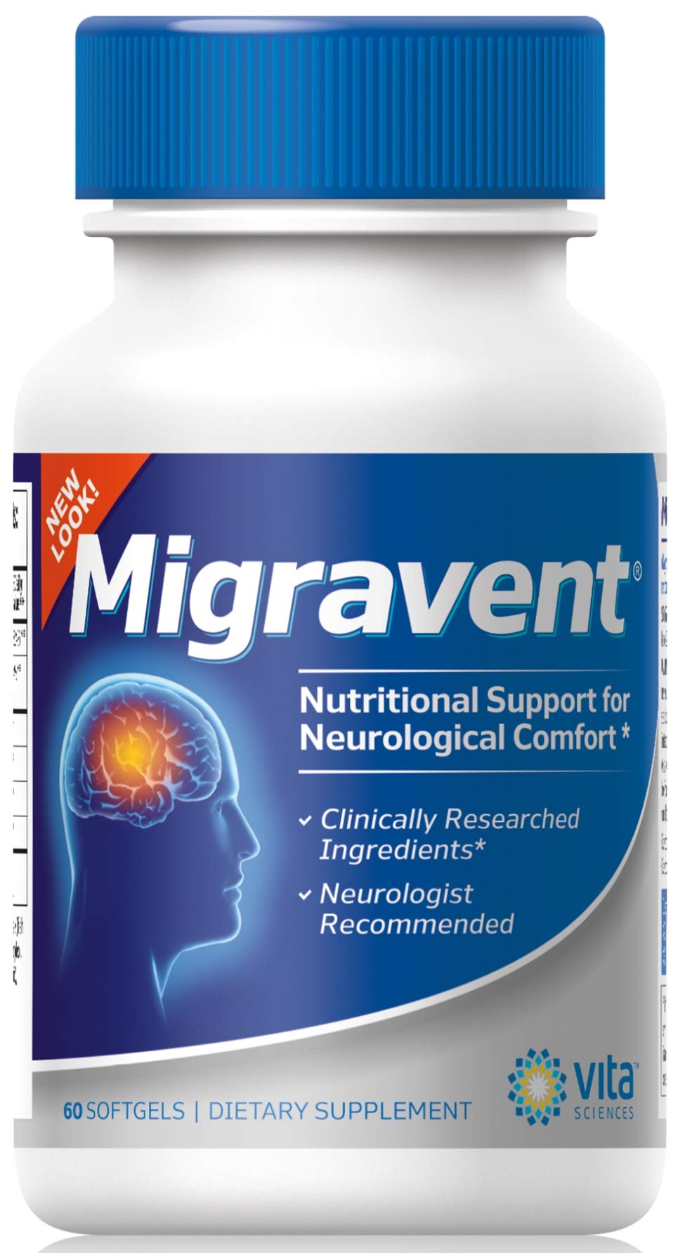 Vita Sciences Migravent – Advanced Nutritional Formula with Magnesium, CoQ10, Vitamin B2, and Butterbur for Brain and Circulatory Wellness – 60 Capsules Vita Sciences Au supplements