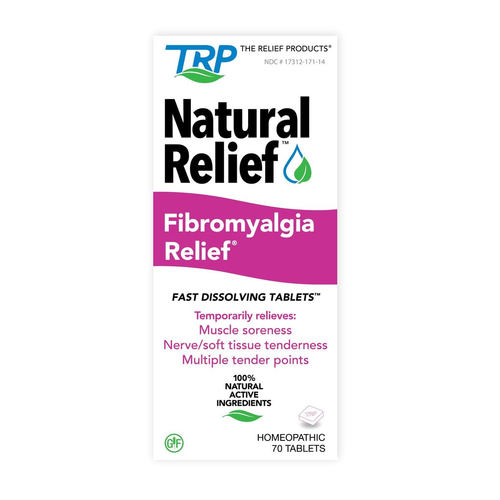 The Relief Products Natural Fibromyalgia Temporary Relief of Muscle Soreness Discomfot Tenderness Difficulty Moving & Joint Pain - 70ct TRP THE RELIEF PRODUCTS Au supplements