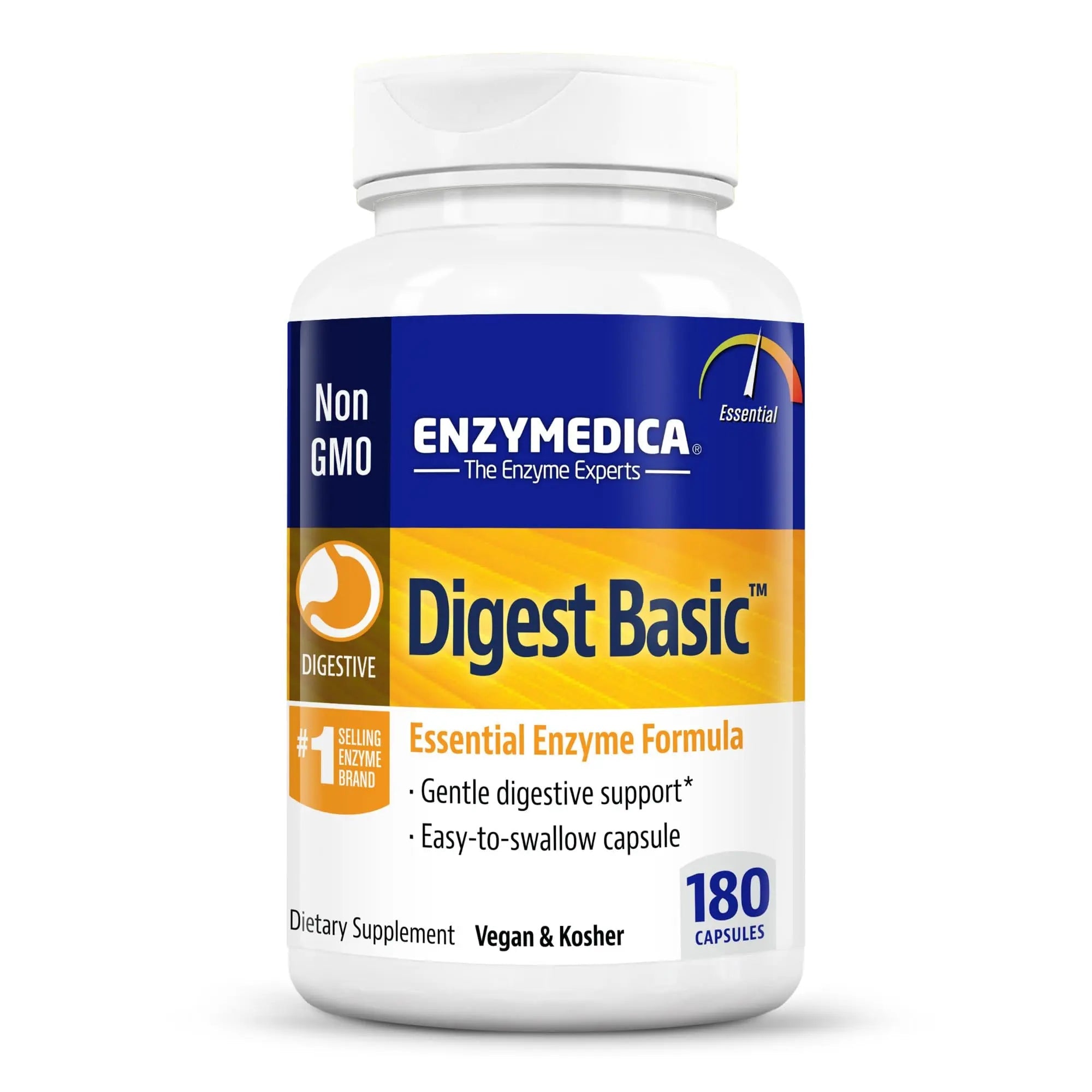 Enzymedica Digest Basic, Digestive Enzymes for Sensitive Stomachs, Offers Fast-Acting Enzymedica Au supplements