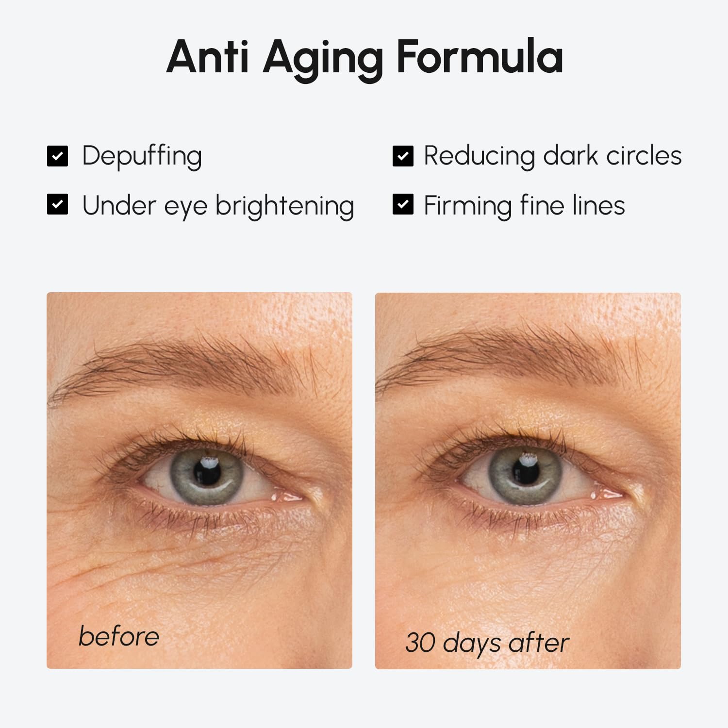 MAREE Under Eye Balm Stick Hydrating – Retinol Caffeine Under Eye Brightener Stick for Older Women – Collagen Undereye Cream