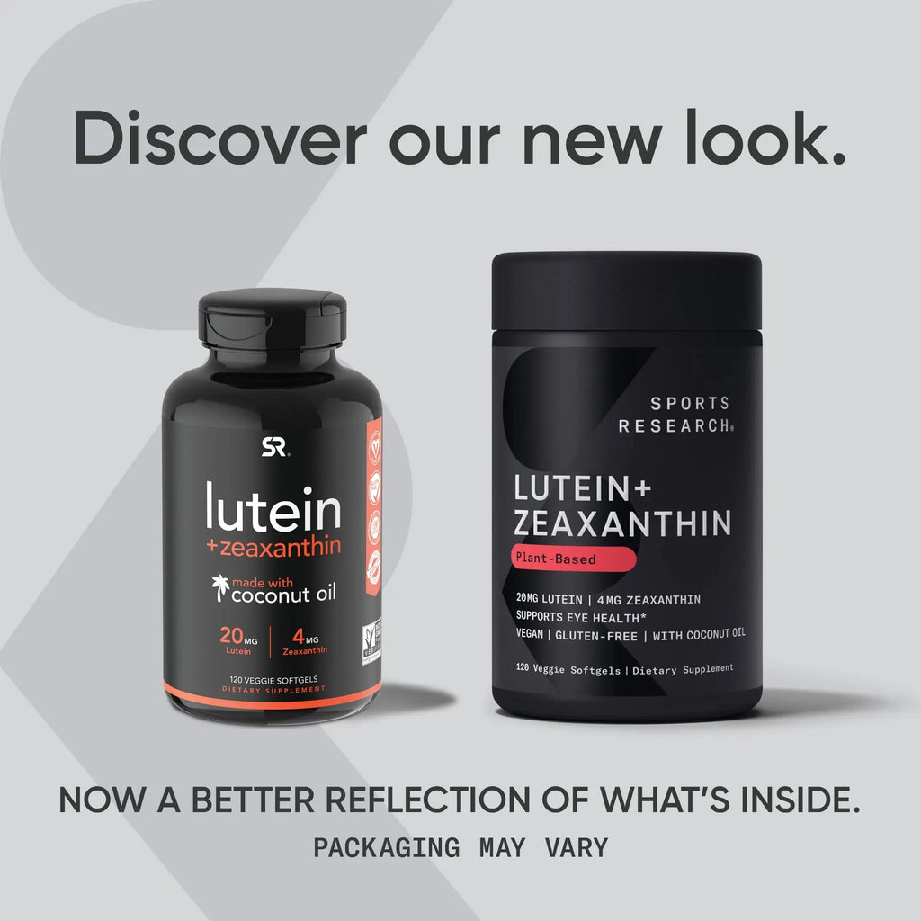 Sports Research Vegan Lutein + Zeaxanthin (20mg) with Organic Coconut Sports Research Au supplements